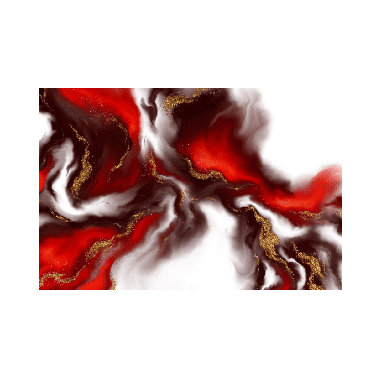 Deep Red Smoke Yağlı Boya Dokulu TabloYağlı Boya Dokulu Soyut TablolarTablolife