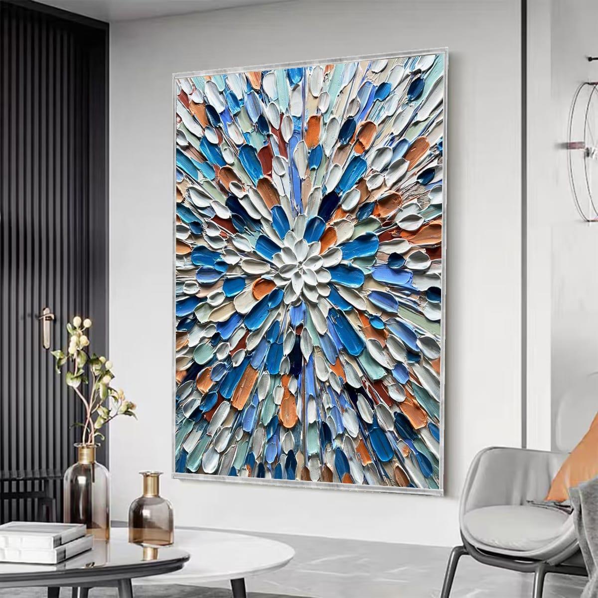 Derinlerdeki Beyaz 3D Yoğun Yağlı Boya Tablo3D Yoğun Yağlı Boya TablolarTablolife