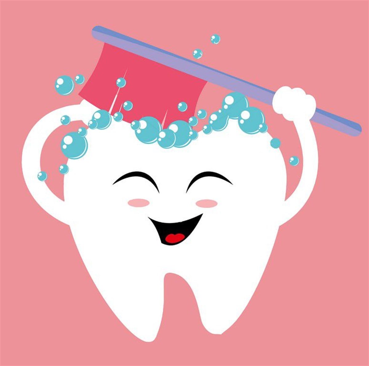 Diş Fırçalama - Kanvas Tablo