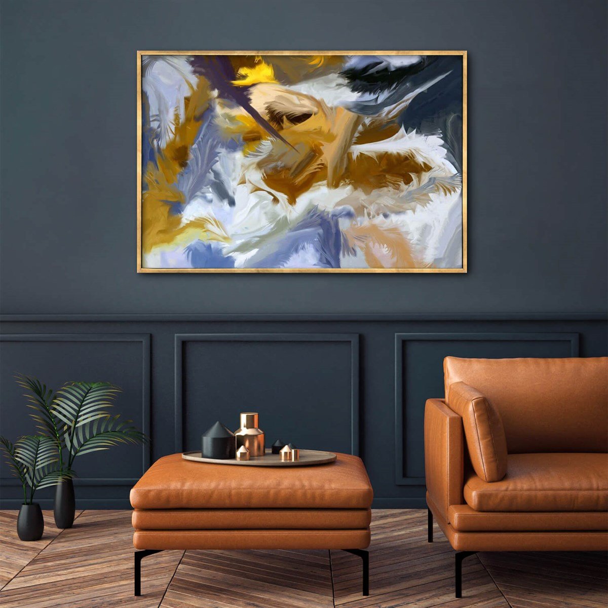 Dreamland - Yağlı boya dokulu tabloYağlı Boya Dokulu Soyut TablolarTablolife.com