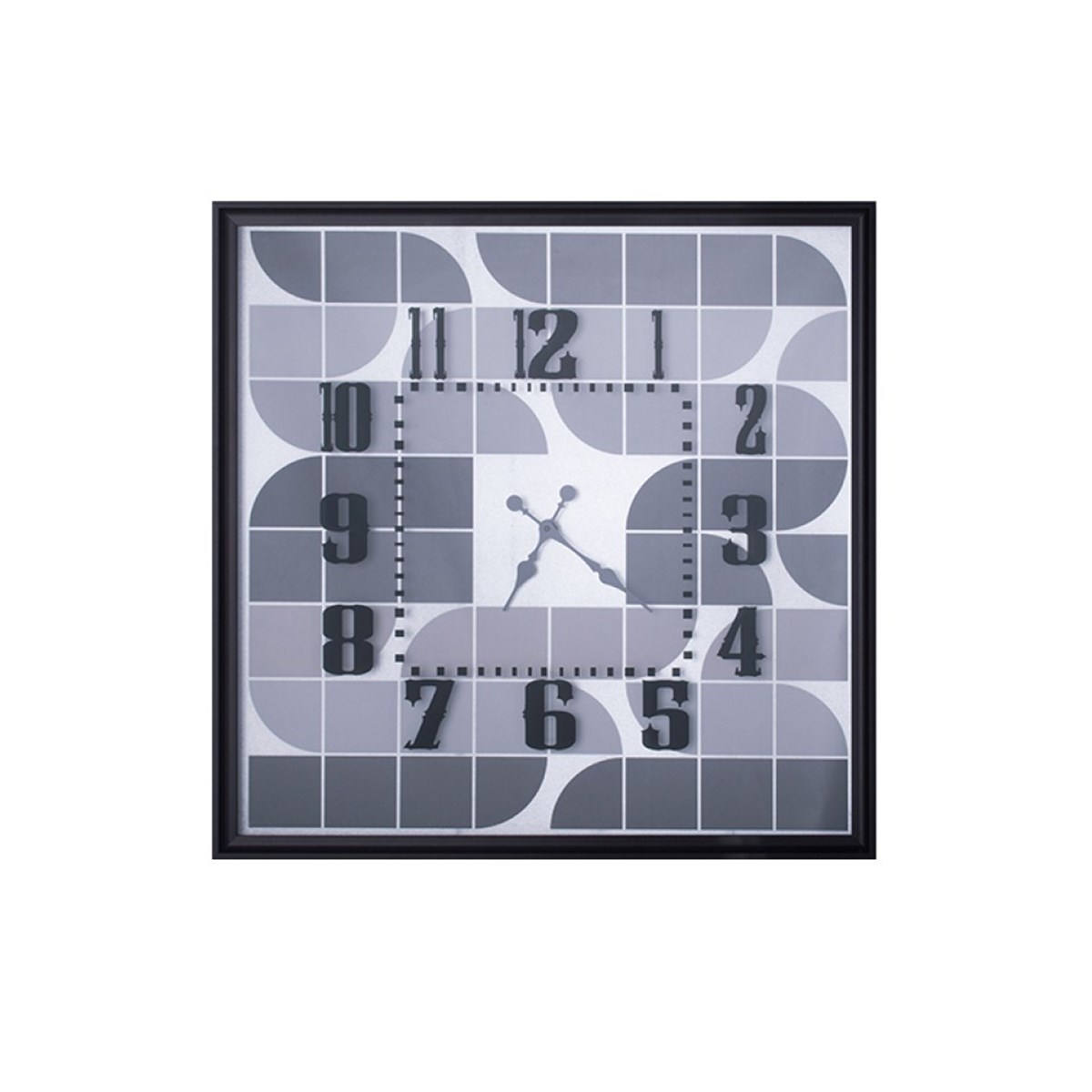 Duvar Saati Soft Gri