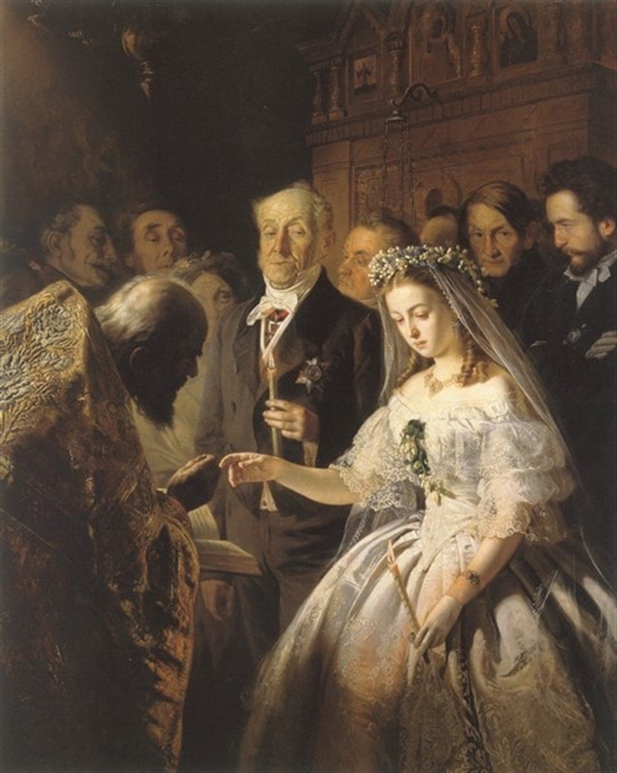 Eşit Olmayan Evlilik - Kanvas Tablo