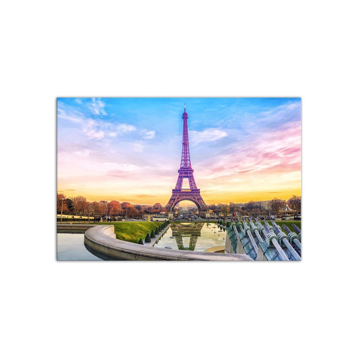 Eyfel 'e Karşı - Büyük Boy Kanvas Tablo Büyük Boy Kanvas TablolarTablolife.com