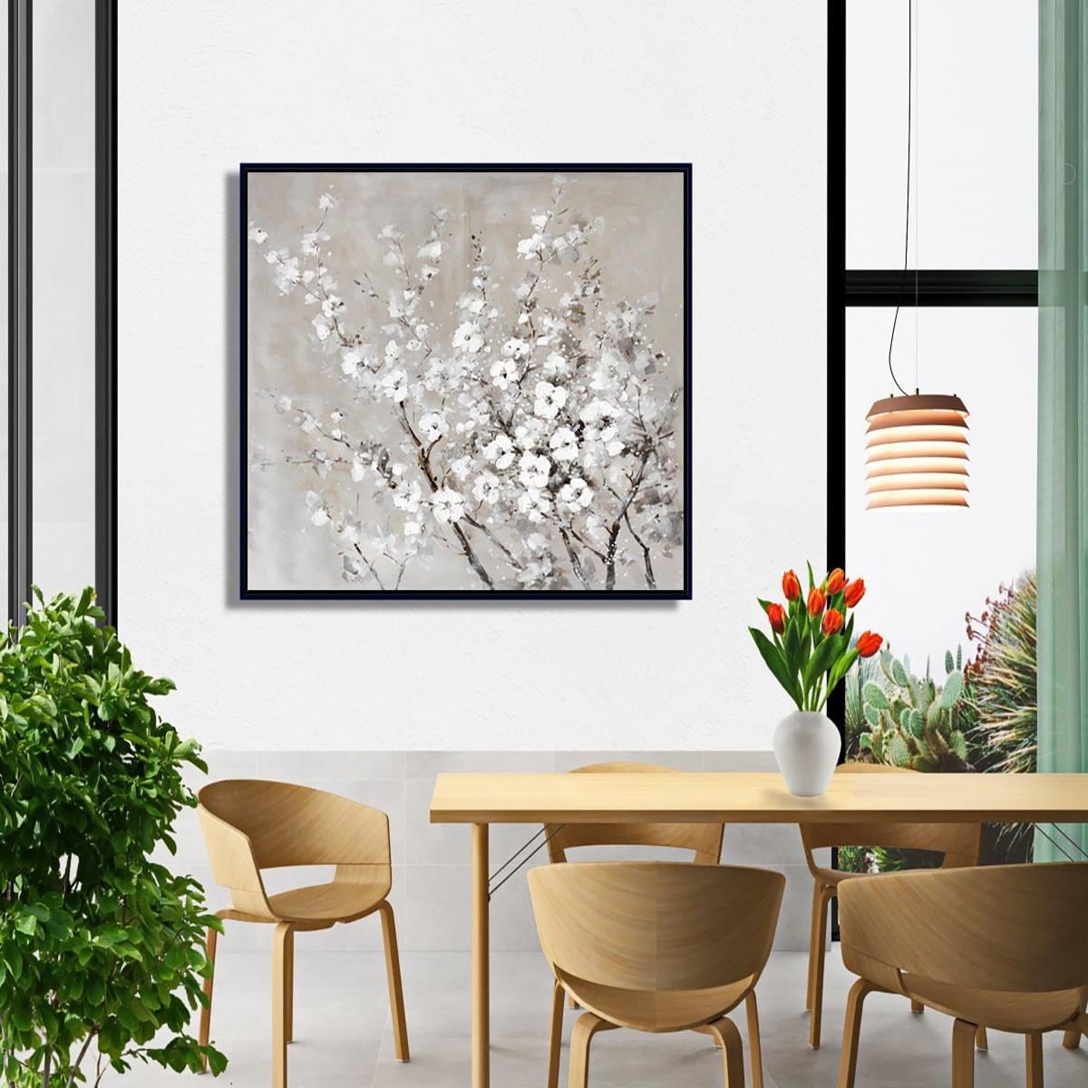 Fiori Yağlı Boya Dokulu TabloYağlı Boya Dokulu Soyut TablolarTablolife.com