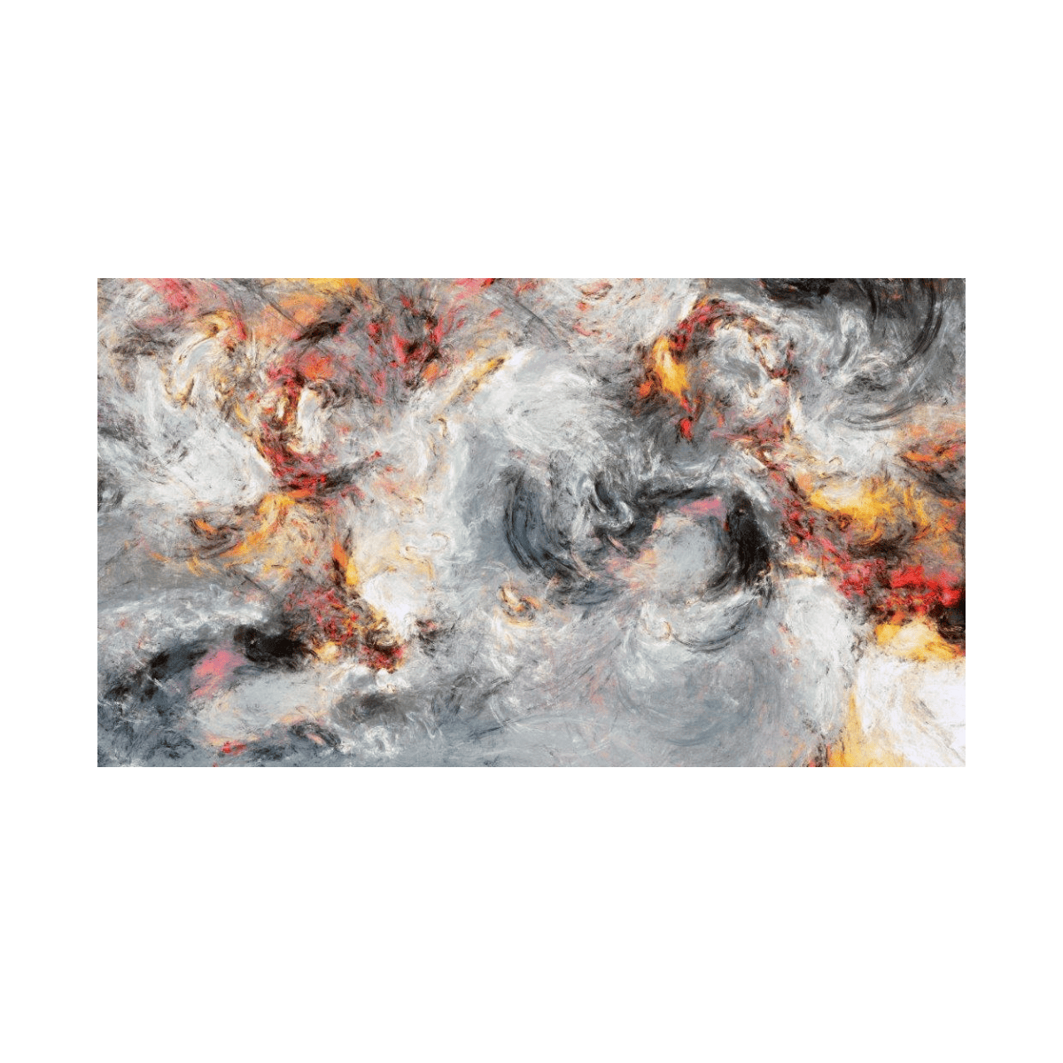 Fire Smoke Yağlı Boya Dokulu TabloYağlı Boya Dokulu Soyut TablolarTablolife