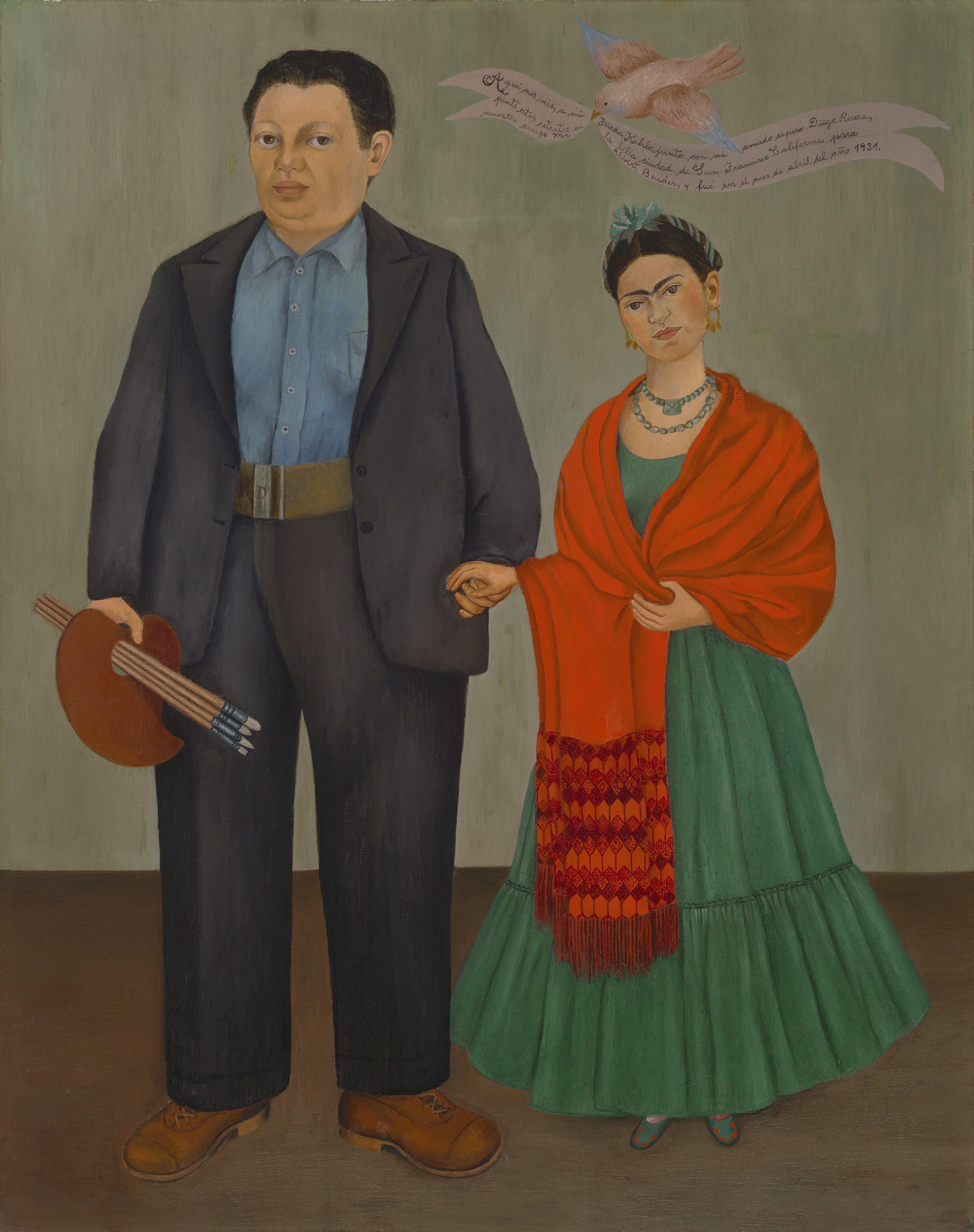 Frida ve Diego Rivera Kanvas TabloÜnlü Ressamların TablolarıTablolife