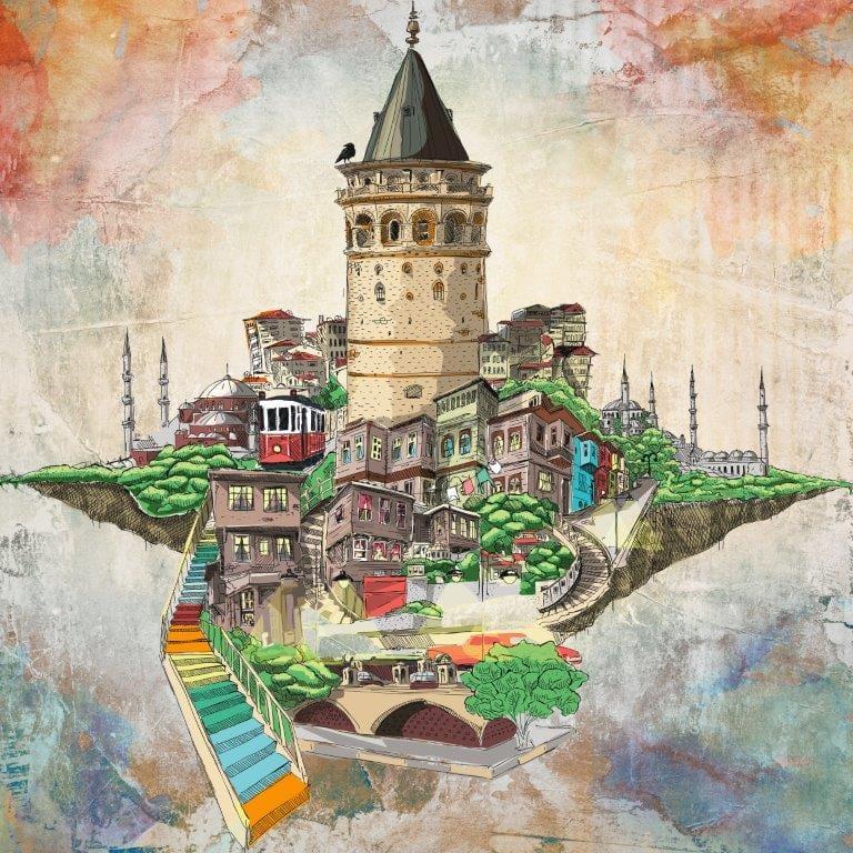 Galata Kanvas TabloİstanbulTablolife