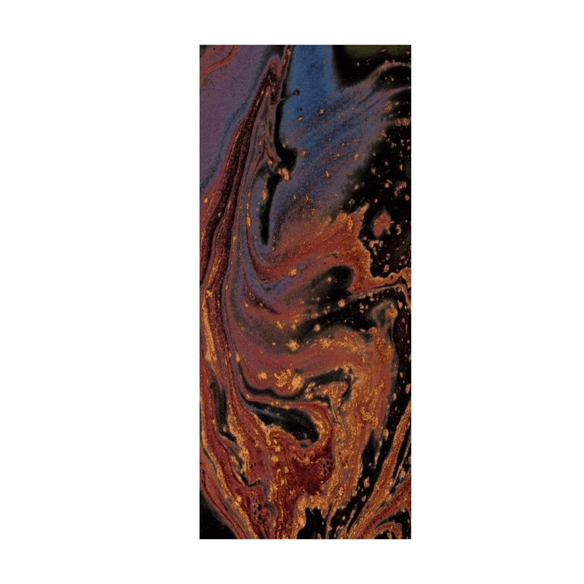 Golden Stream 3 Yağlı Boya Dokulu TabloYağlı Boya Dokulu Soyut TablolarTablolife