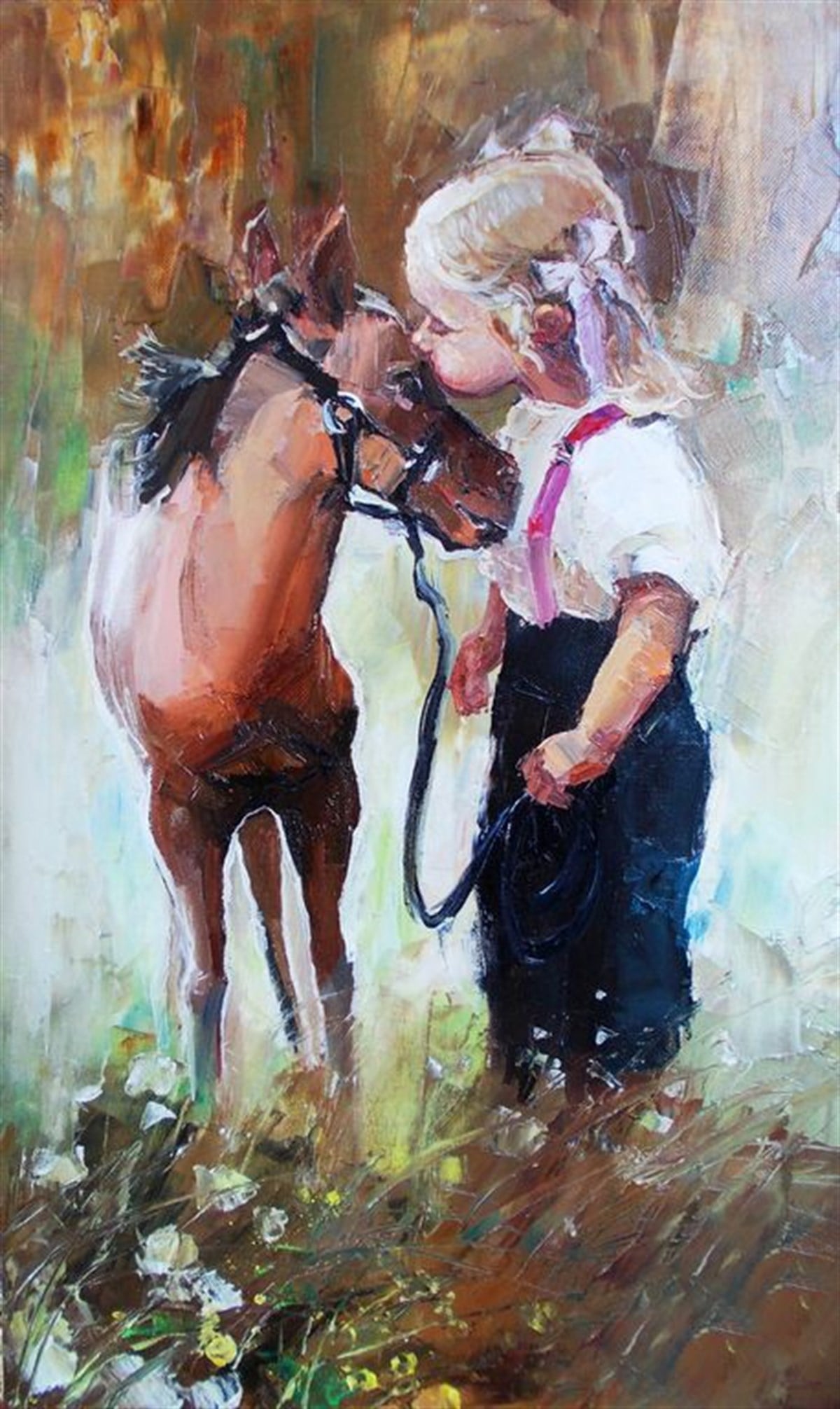 Hayvan Sevgisi - Kanvas Tablo