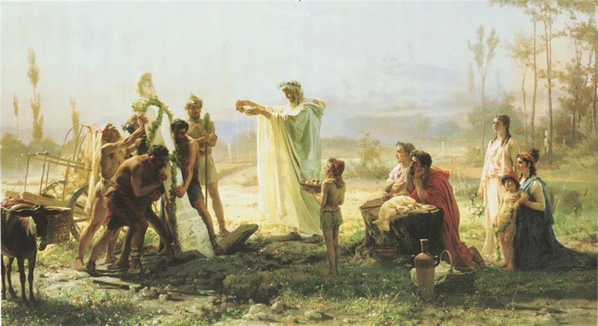 Herma'nın Kutsanışı - Kanvas Tablo