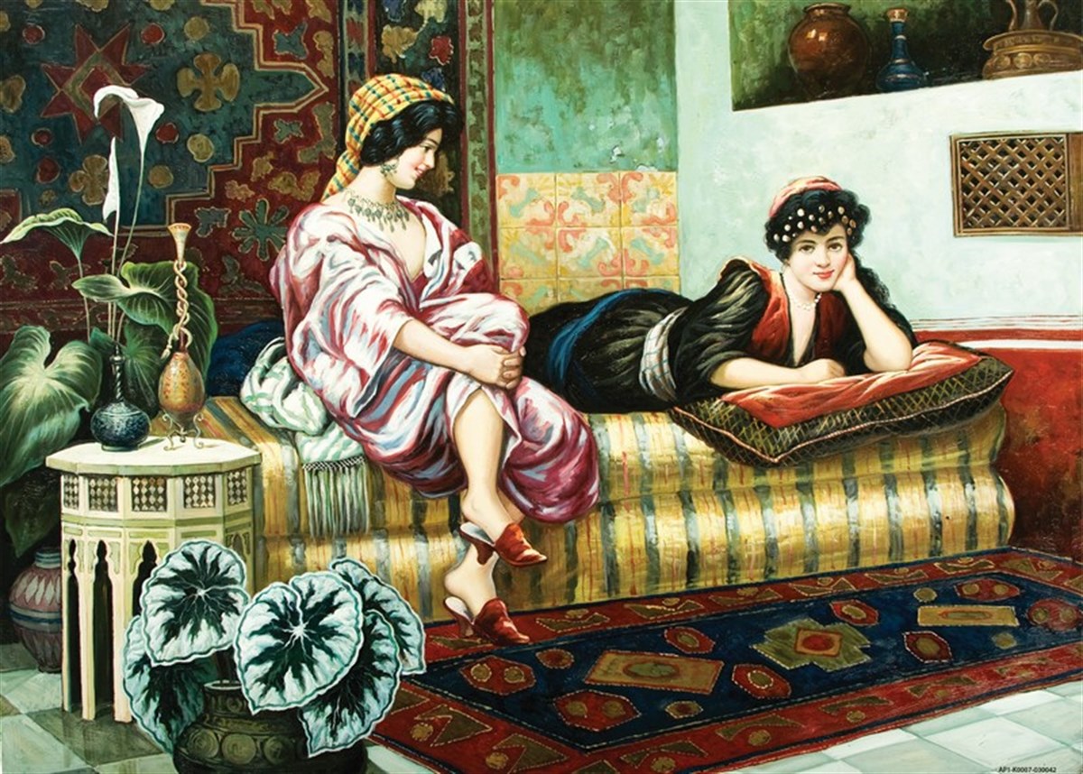 Hoşsohbet - Kanvas Tablo