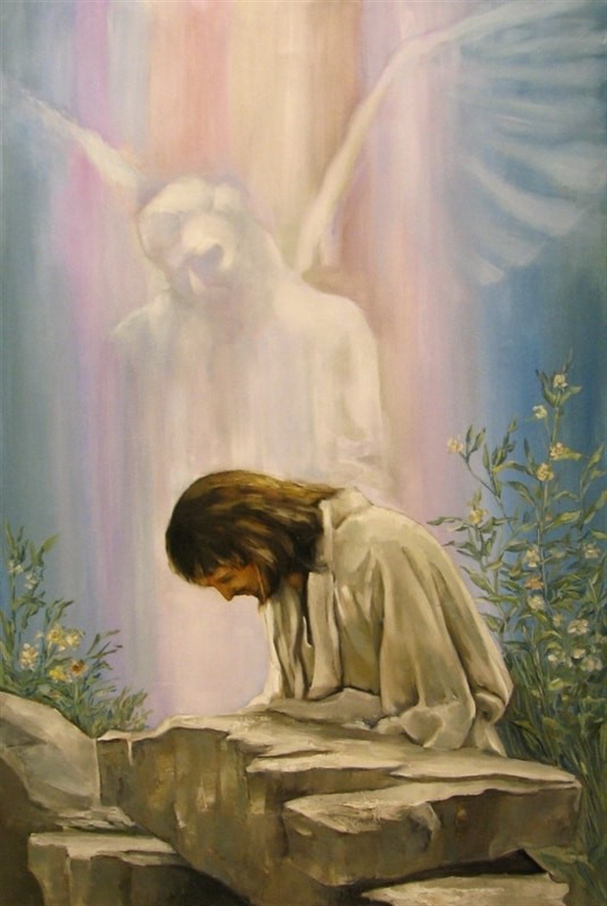 İsa Göğe Yükseliyor - Kanvas Tablo