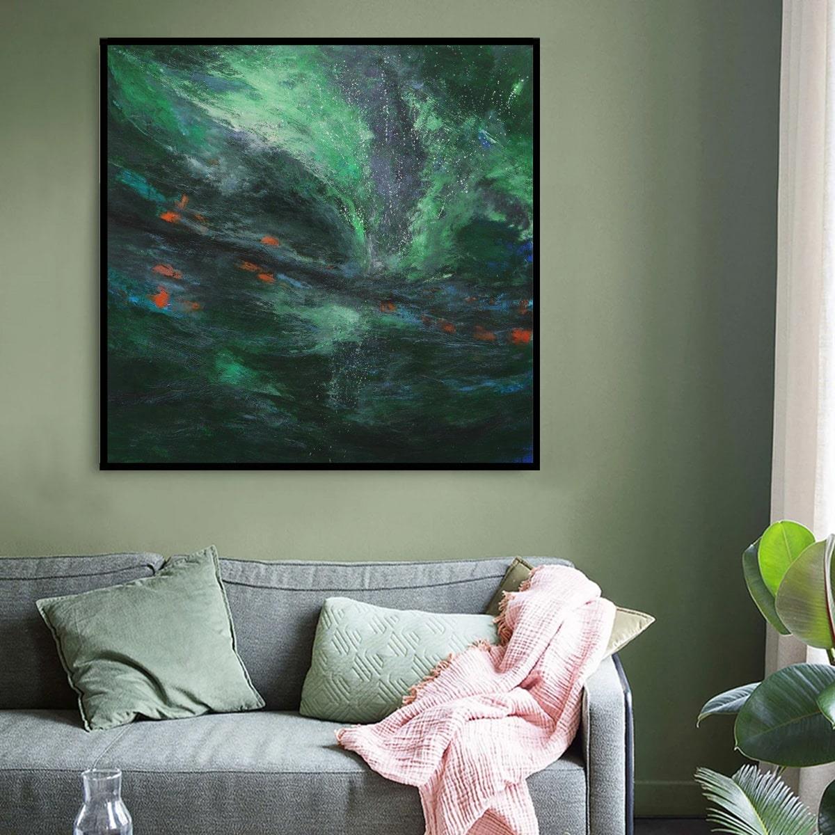 Jawel Yağlı Boya Dokulu TabloYağlı Boya Dokulu Soyut TablolarTablolife