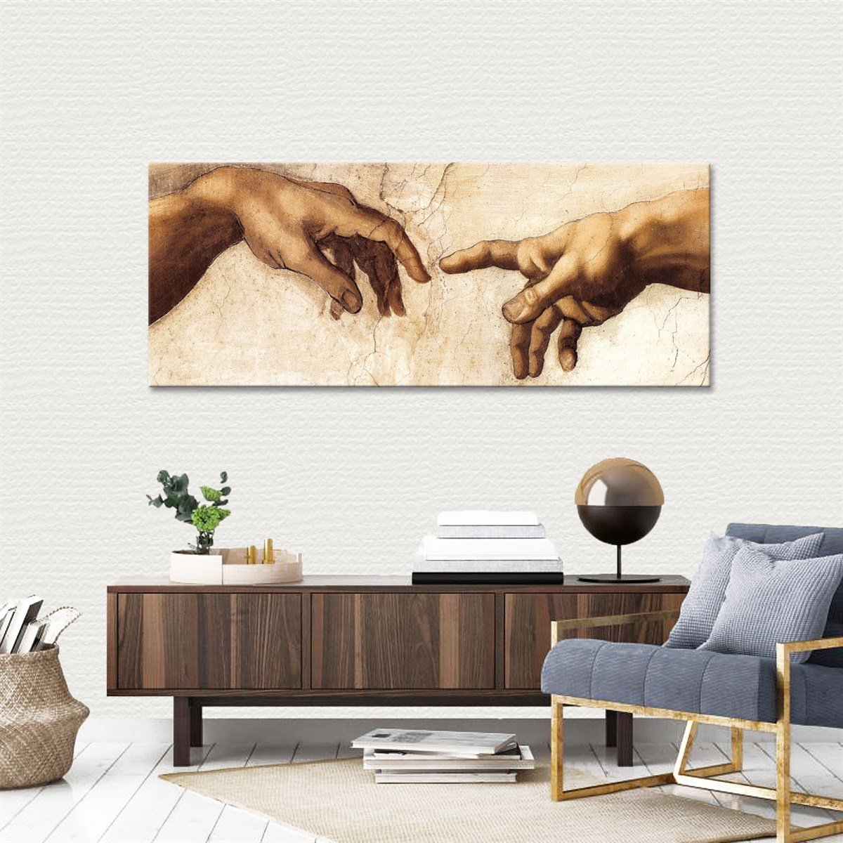 Kavuşamayan Eller - Kanvas TabloKanvas Soyut TablolarTablolife.com