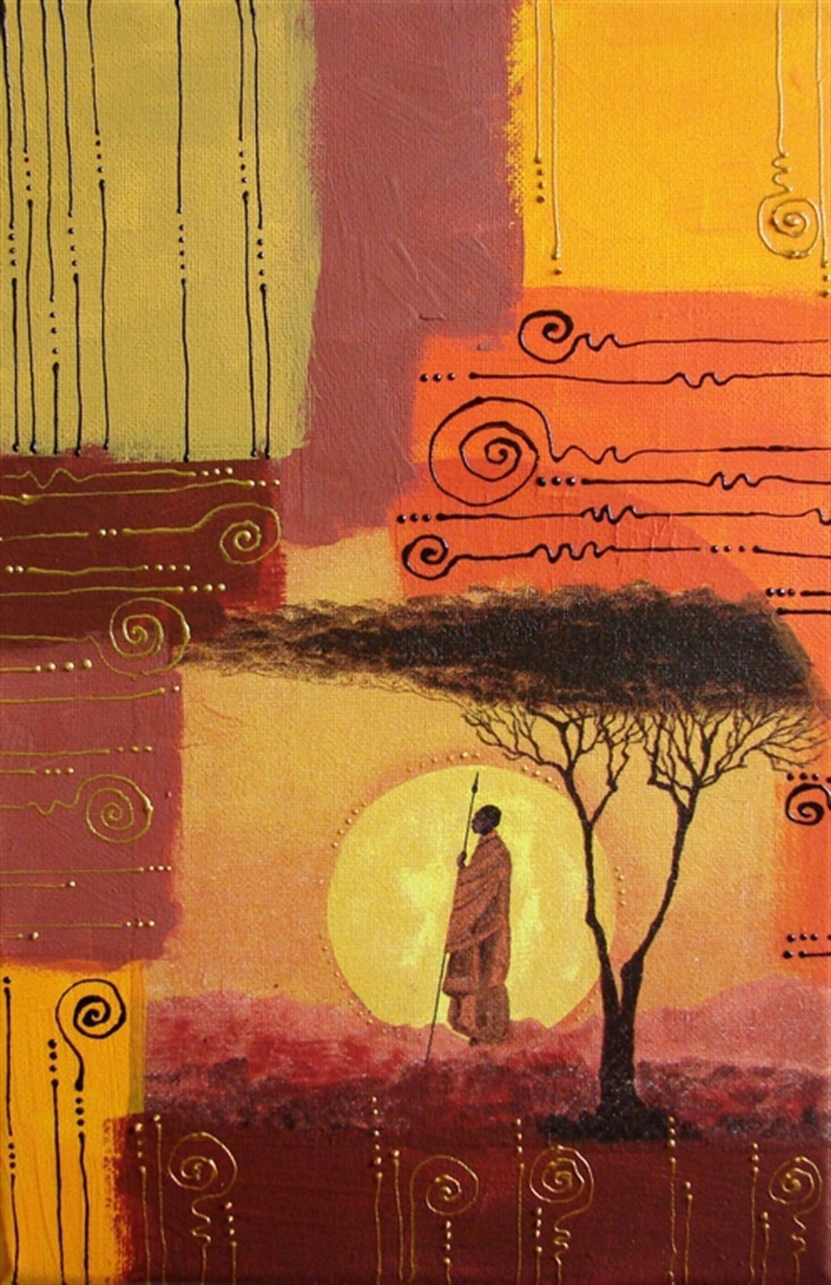 Keşiş - Etnik Kanvas Tablo