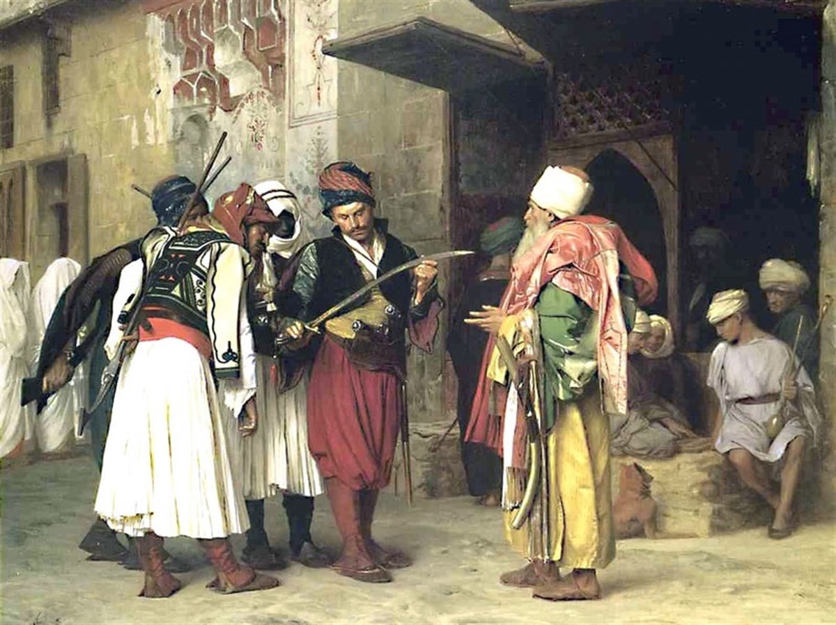 Kılıç Tüccarı - Kanvas Tablo