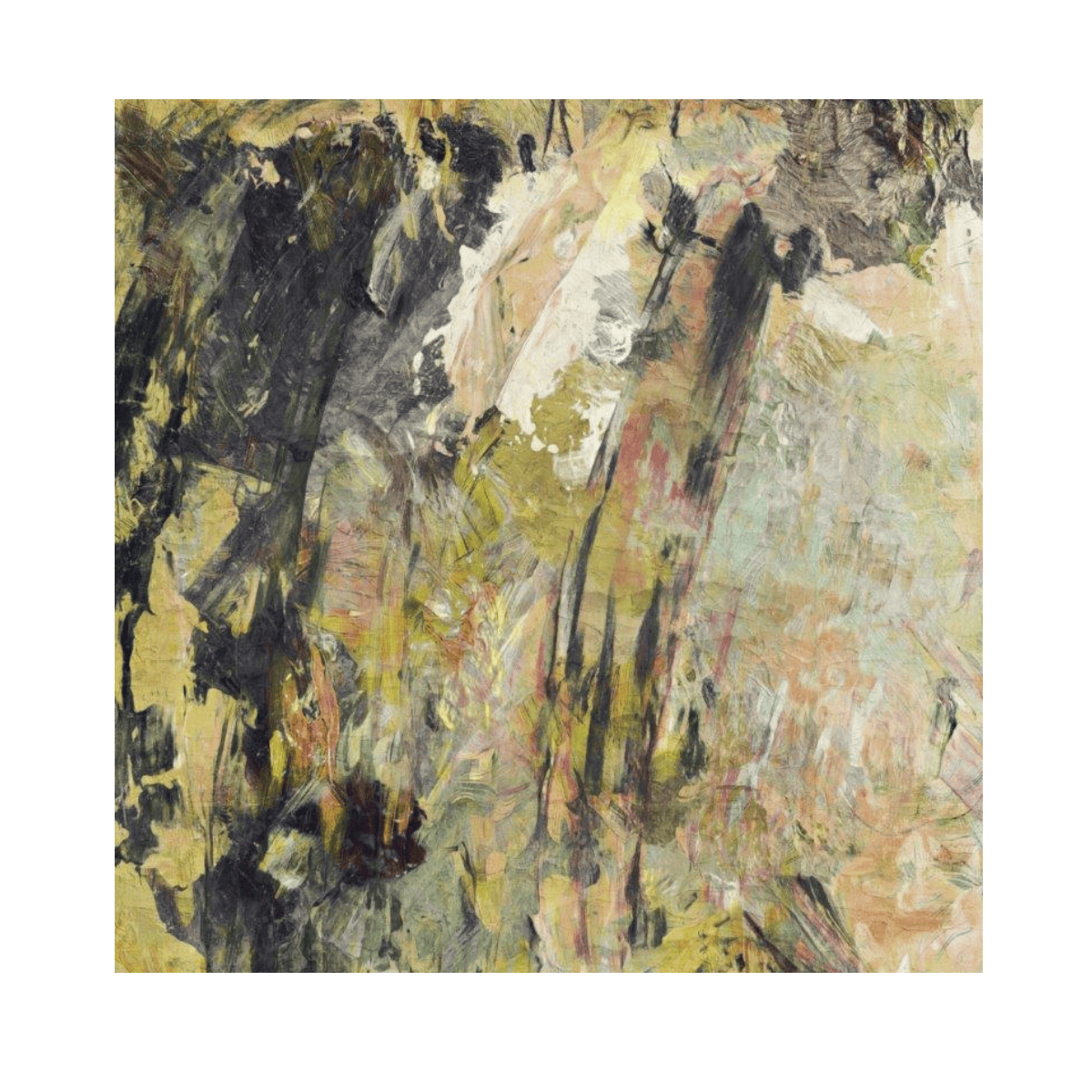 Light Dark Mixture Yağlı Boya Dokulu TabloYağlı Boya Dokulu Soyut TablolarTablolife