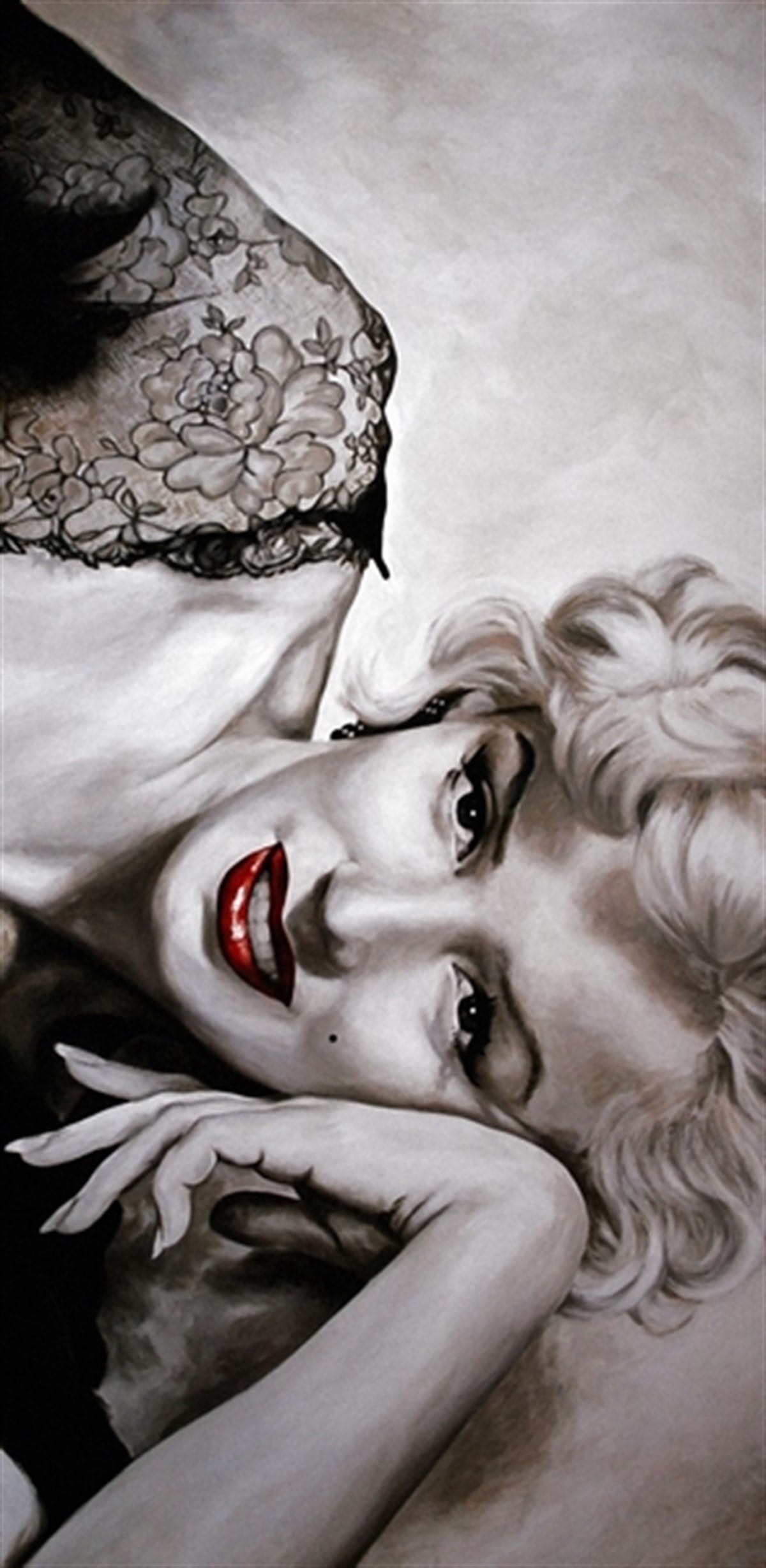 Marilyn Monroe BW - Kanvas Tablo
