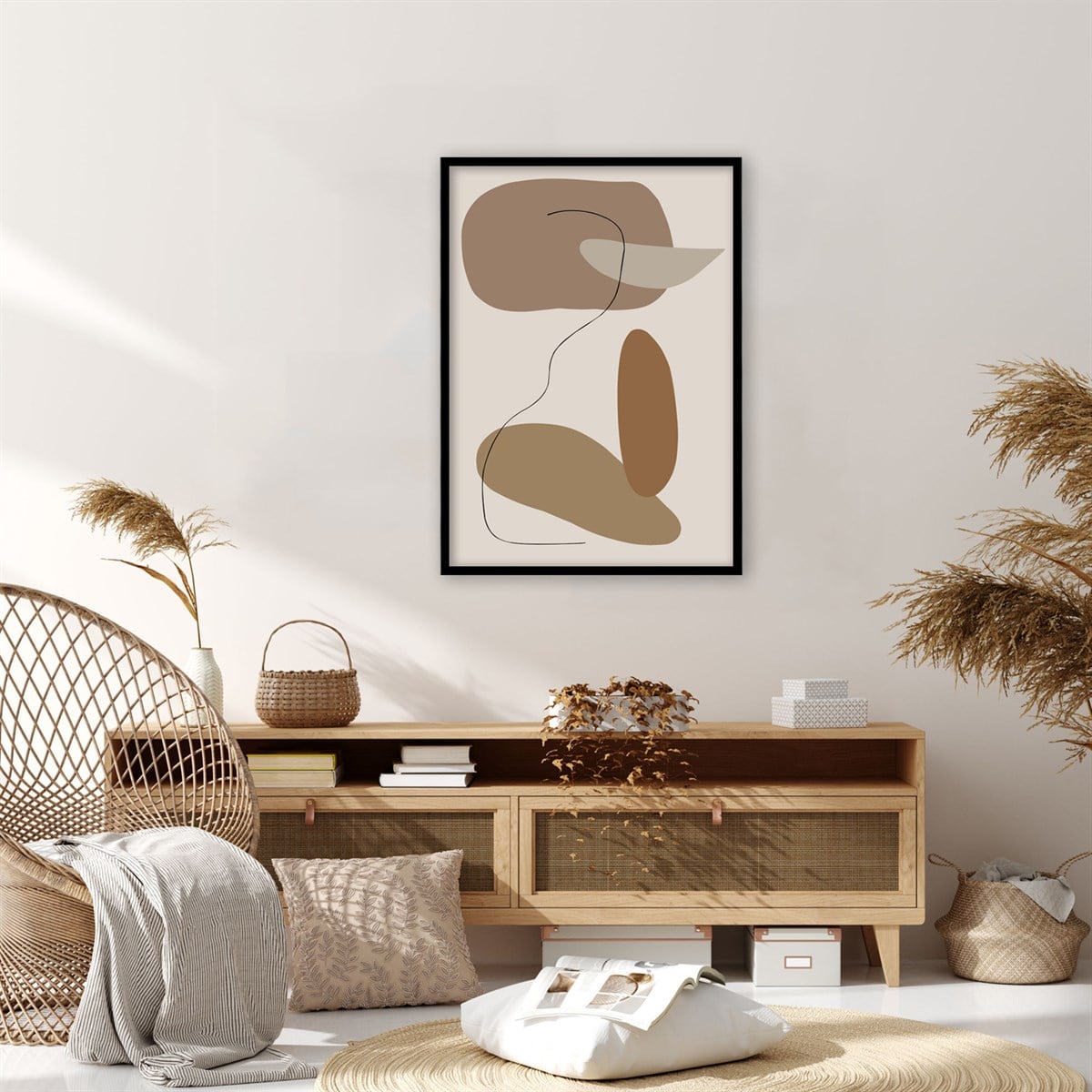 Milk Coffee Çerçeveli Poster SetiPosterlerTablolife.com