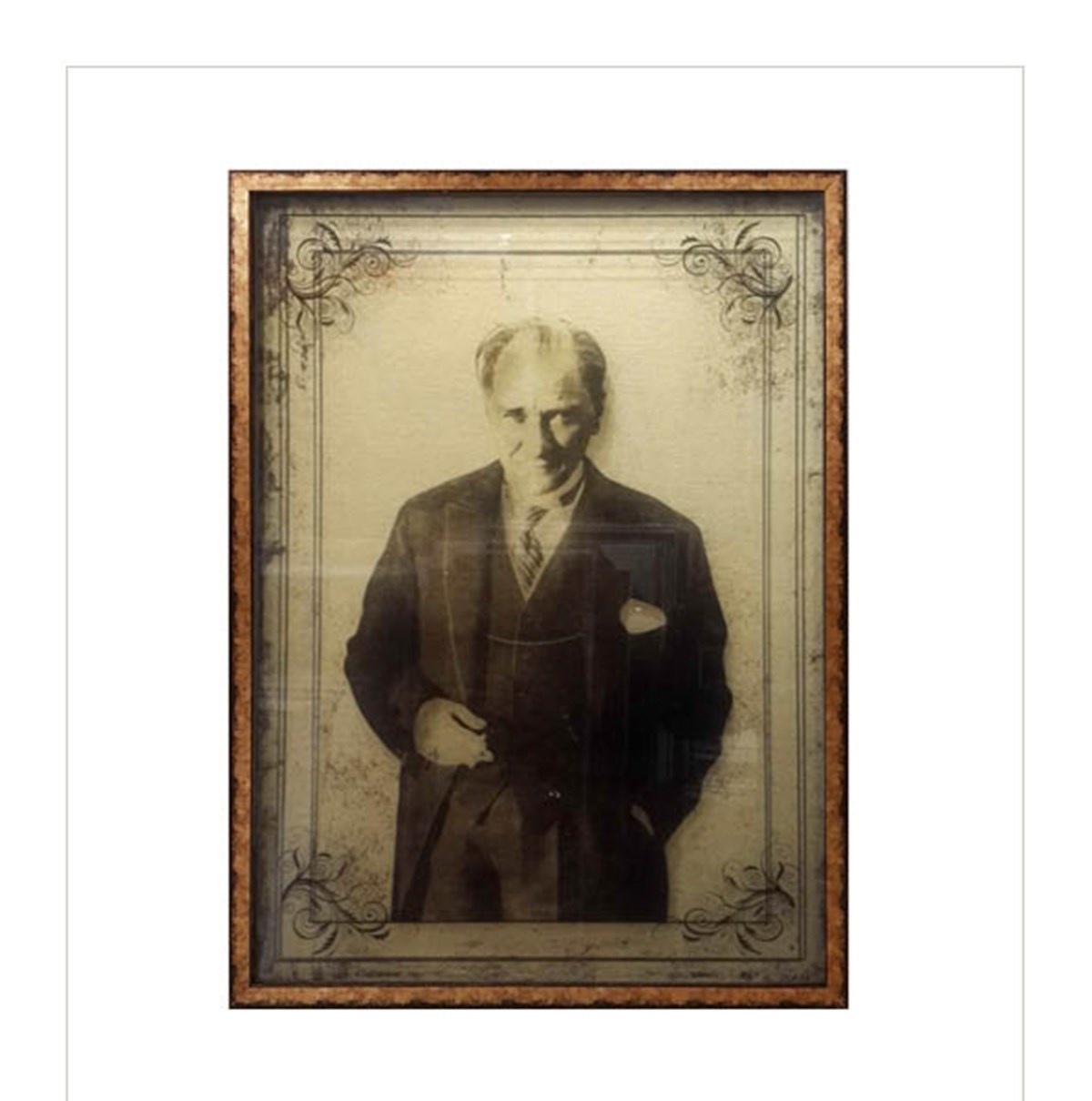 Mustafa Kemal Atatürk - Cam Baskı Tablo AYC-203Tablo / PanoTablolife.com