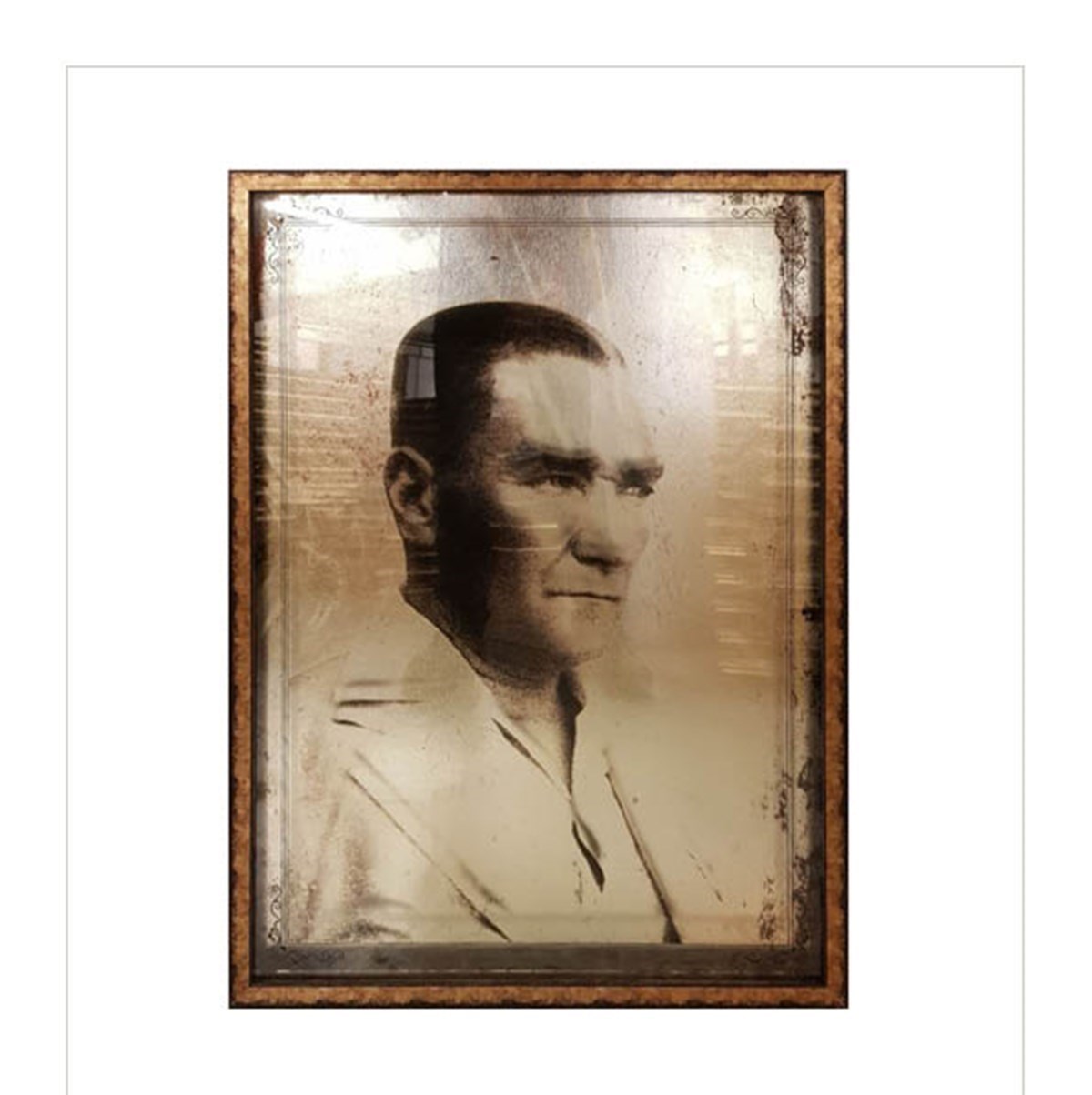Mustafa Kemal Atatürk - Cam Baskı Tablo AYC-205Tablo / PanoTablolife.com