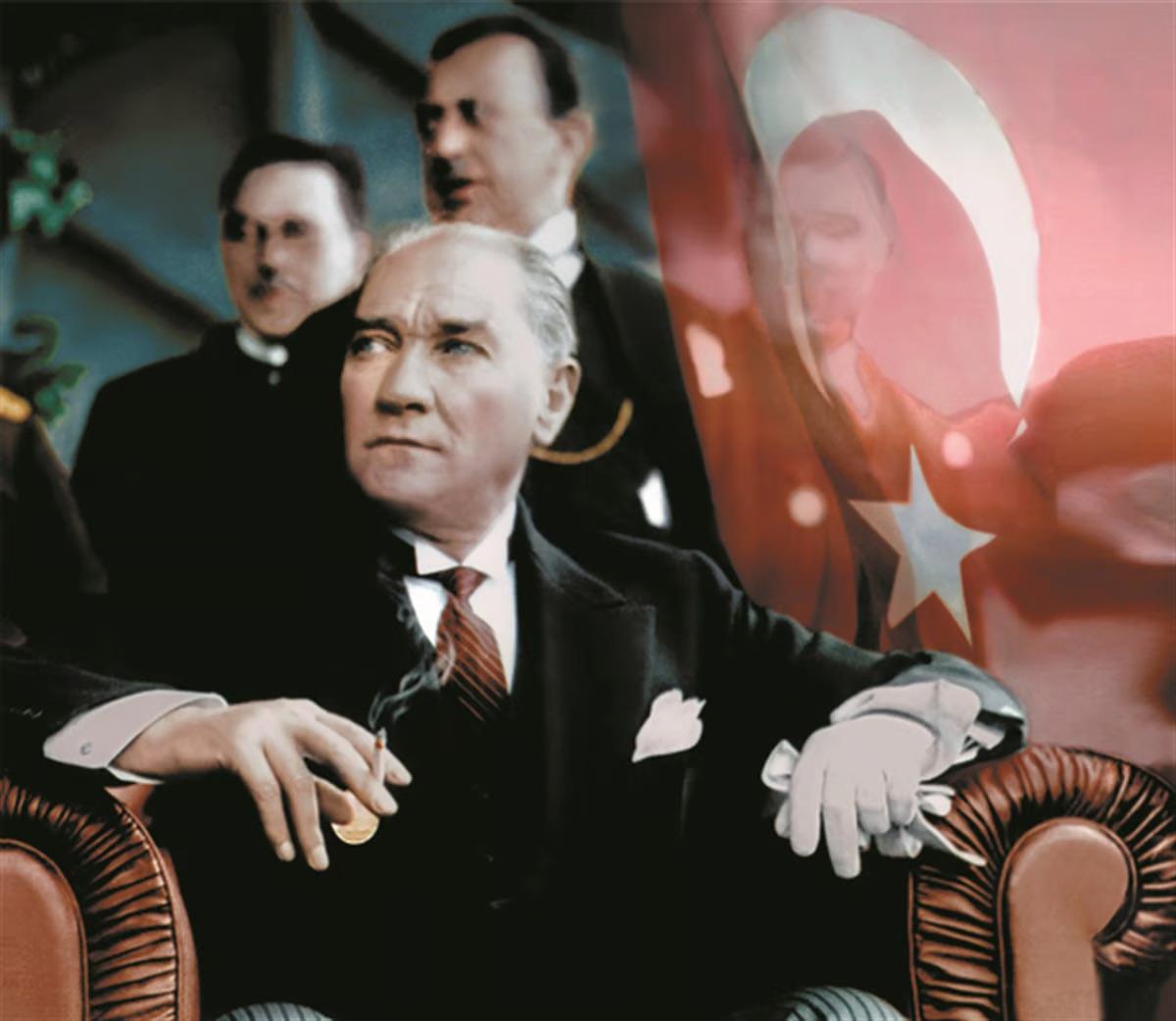 Mustafa Kemal Atatürk - Kanvas Tablo ATGE-015Atatürk TablolarıTablolife.com