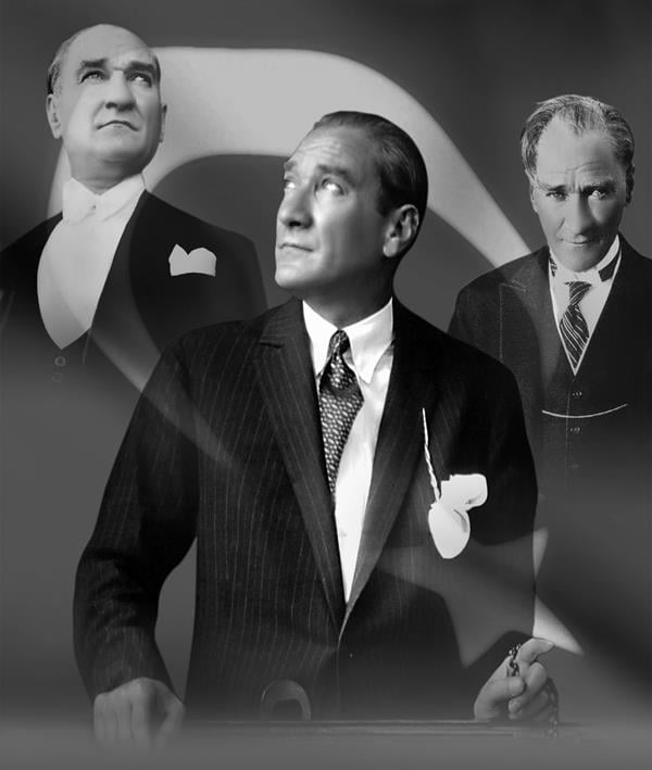 Mustafa Kemal Atatürk - Kanvas Tablo ATGE-100-FAtatürk TablolarıTablolife.com