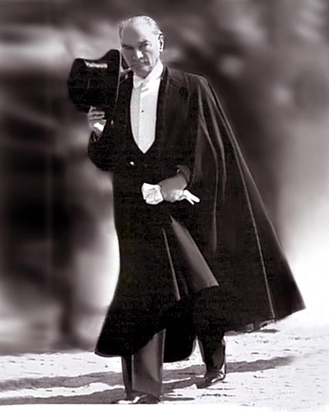 Mustafa Kemal Atatürk - Kanvas Tablo ATPO-147-FAtatürk TablolarıTablolife.com