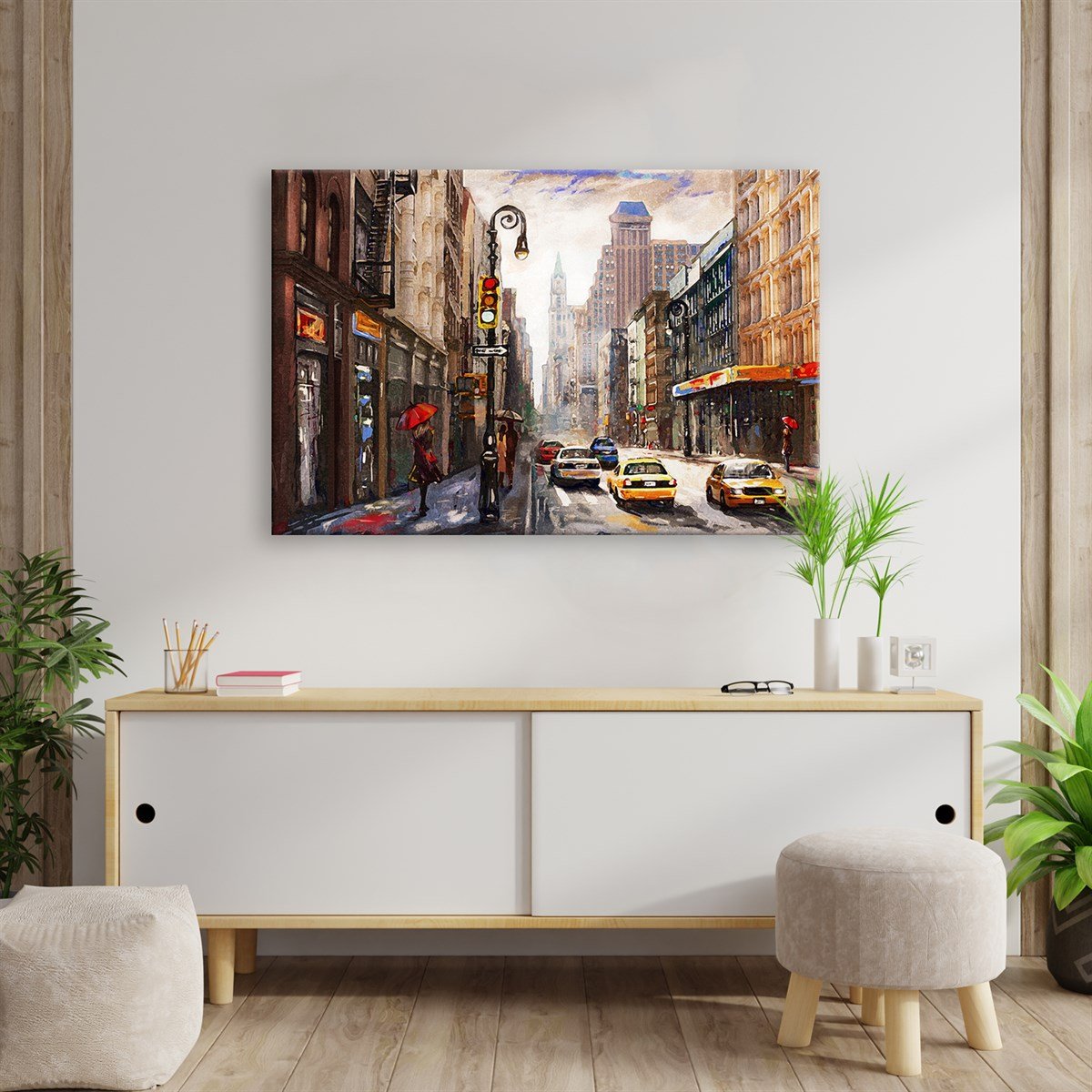 New York Cadde Kanvas TabloŞehir TablolarıTablolife.com