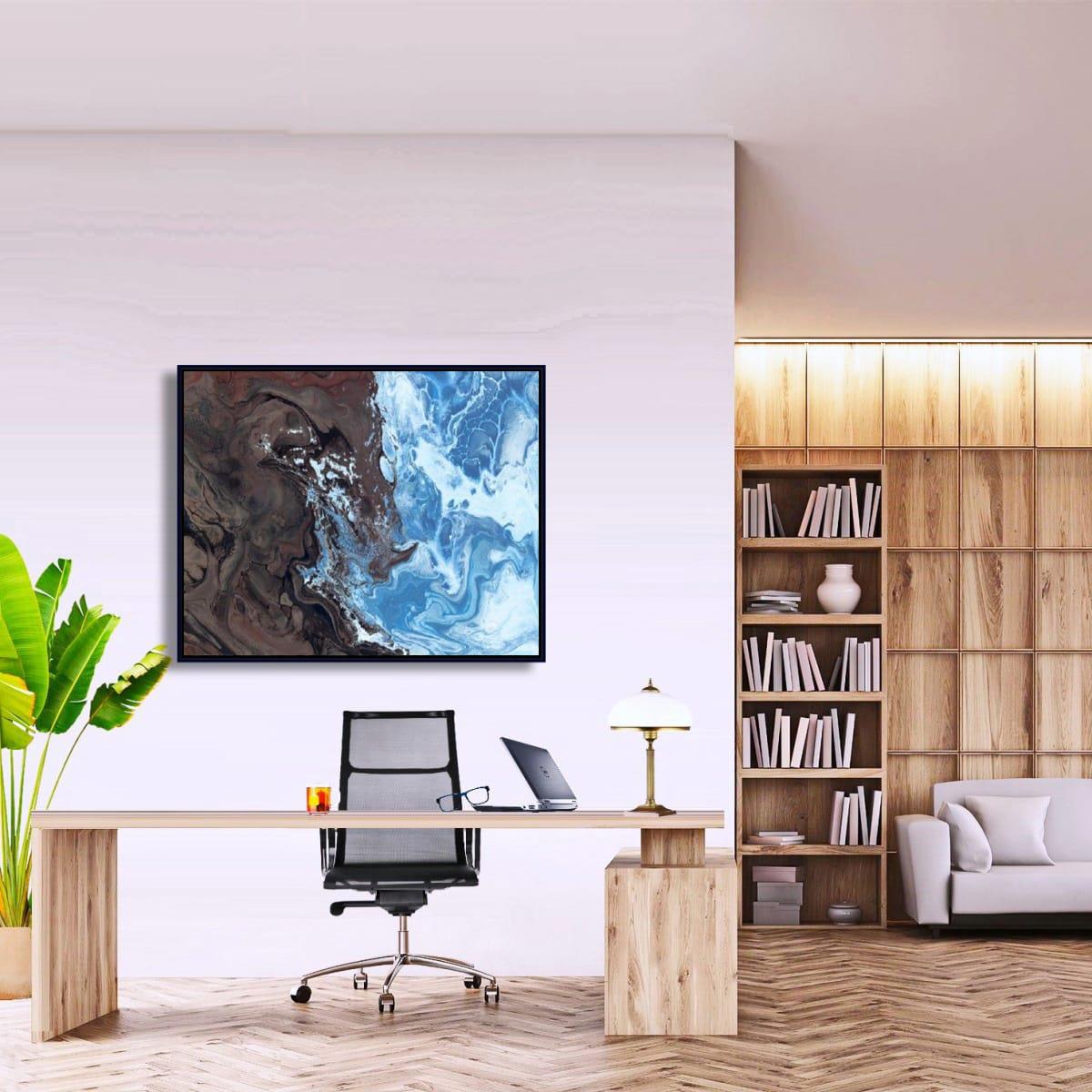 Ostrov Yağlı Boya Dokulu TabloYağlı Boya Dokulu Soyut TablolarTablolife.com