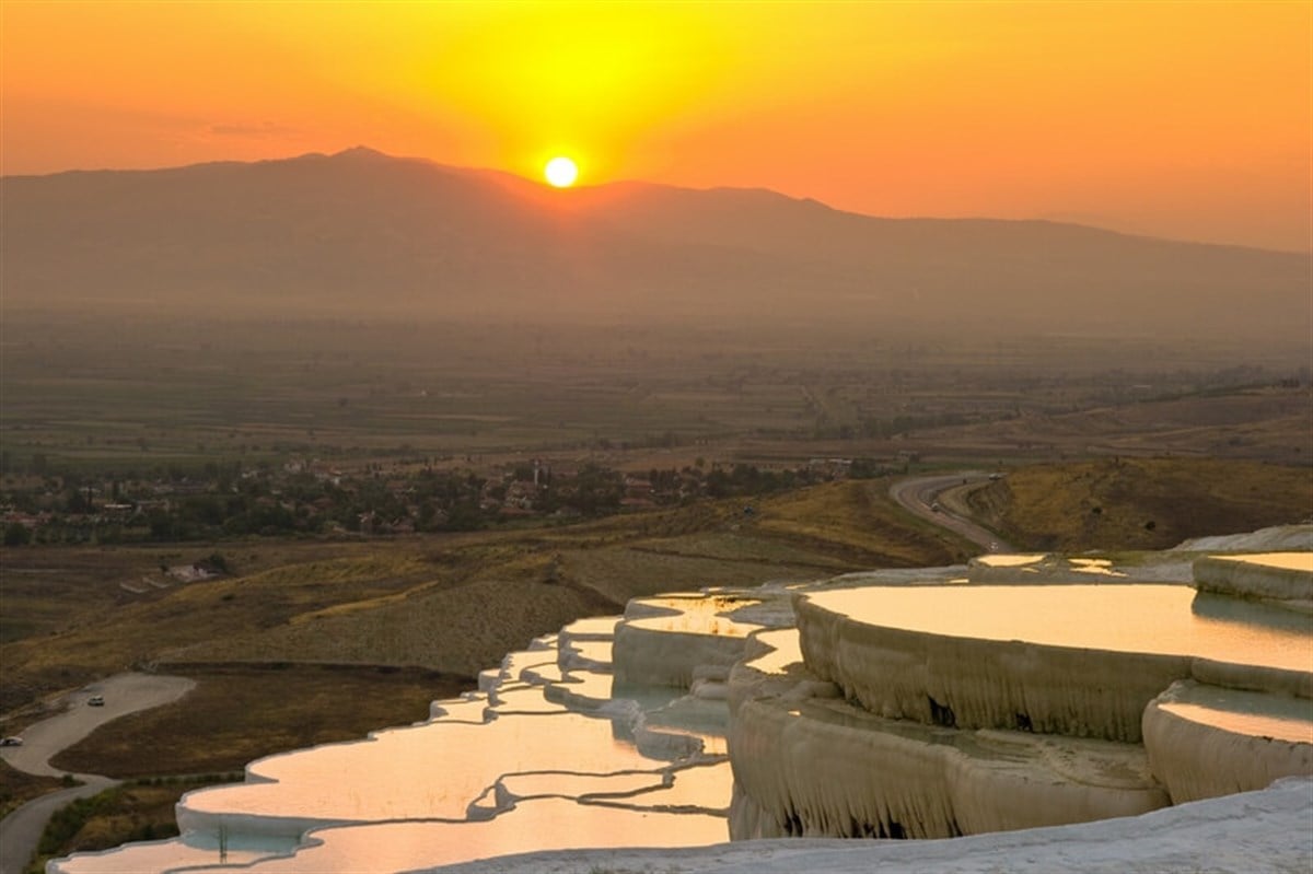 Pamukkale Travertenleri - Kanvas TabloManzaraTablolife.com