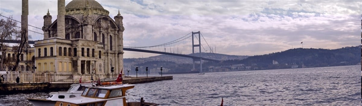 Panoramik İstanbul Boğaz Manzarası - Kanvas TabloManzaraTablolife.com