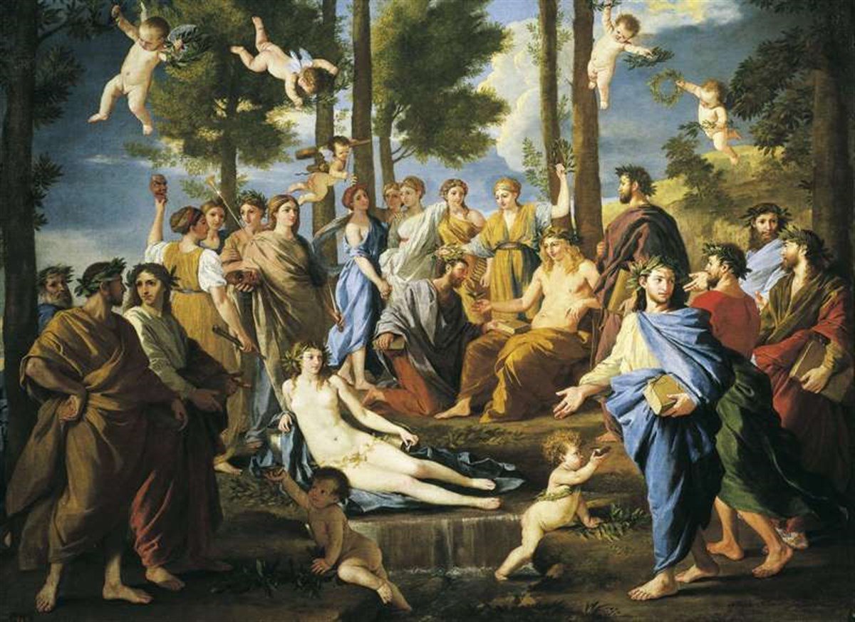 Parnassus - Kanvas Tablo