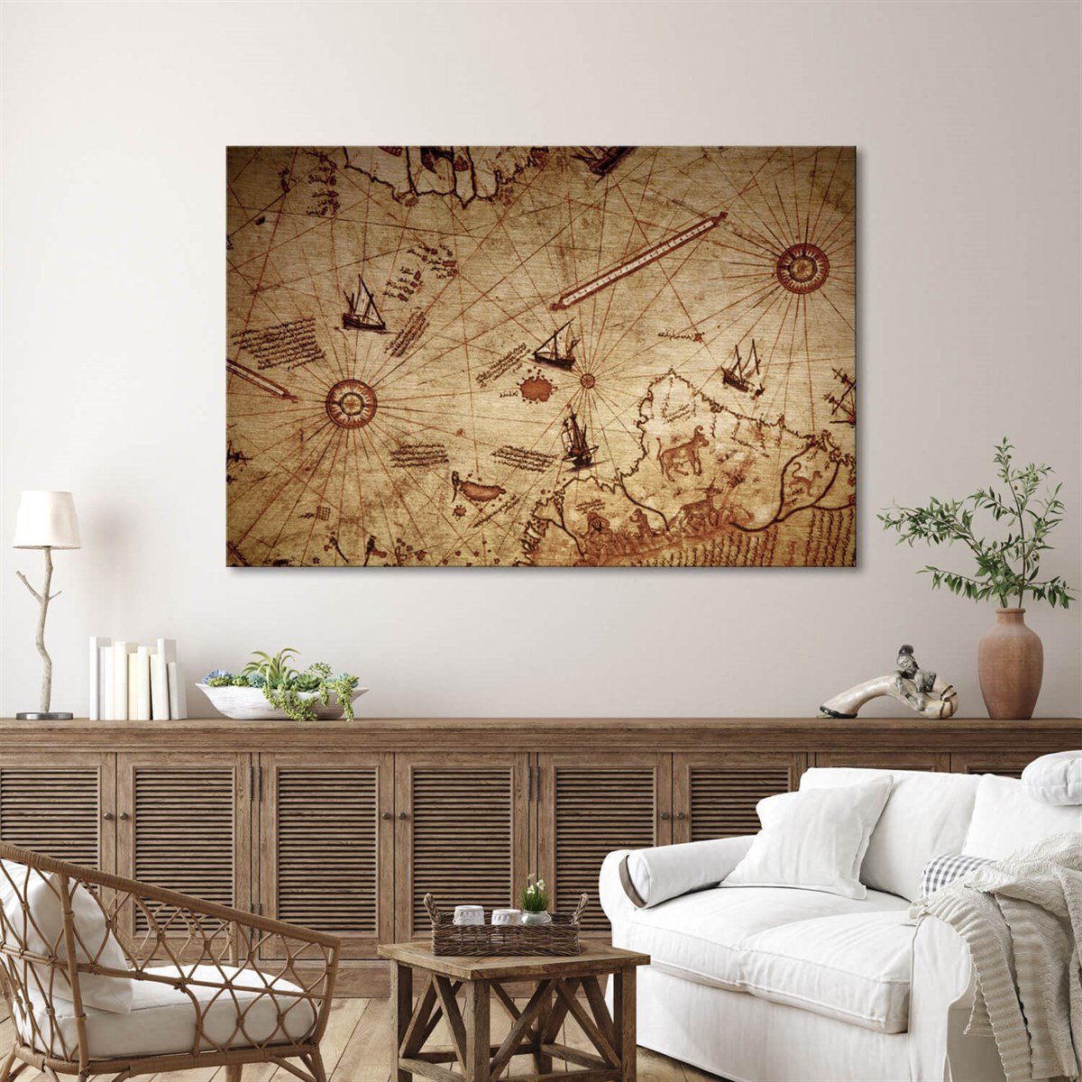 Piri Reis - Büyük Boy Kanvas TabloBüyük Boy Kanvas TablolarTablolife.com