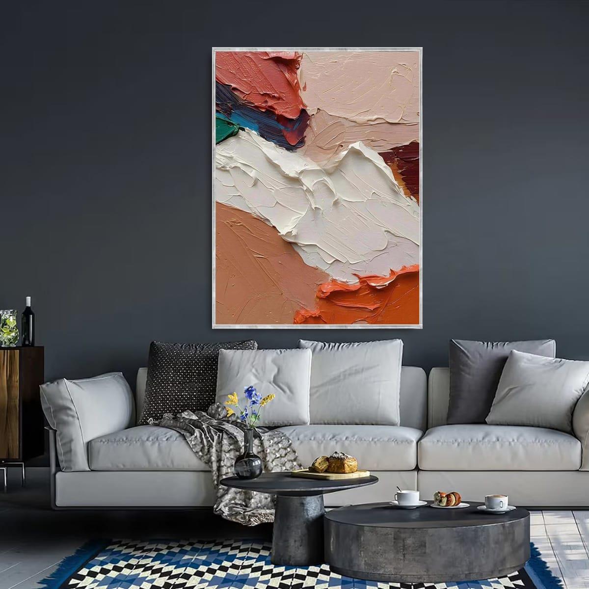 Renk Dalgası 3D Yoğun Yağlı Boya Tablo3D Yoğun Yağlı Boya TablolarTablolife