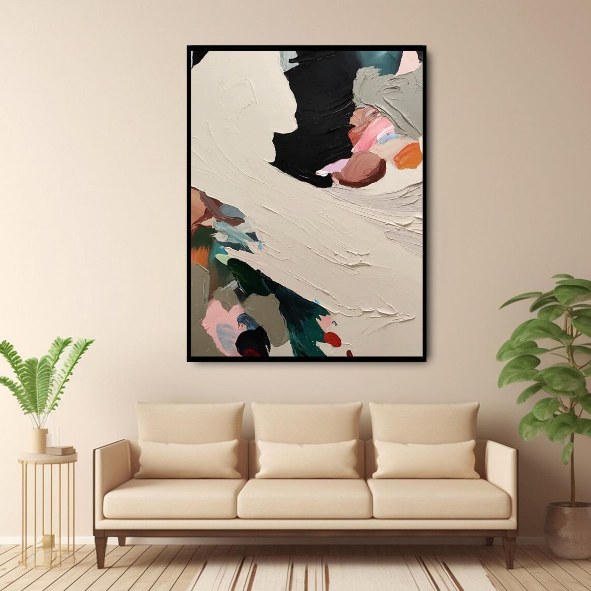 Renk Dalgası 5 3D Yoğun Yağlı Boya Tablo3D Yoğun Yağlı Boya TablolarTablolife