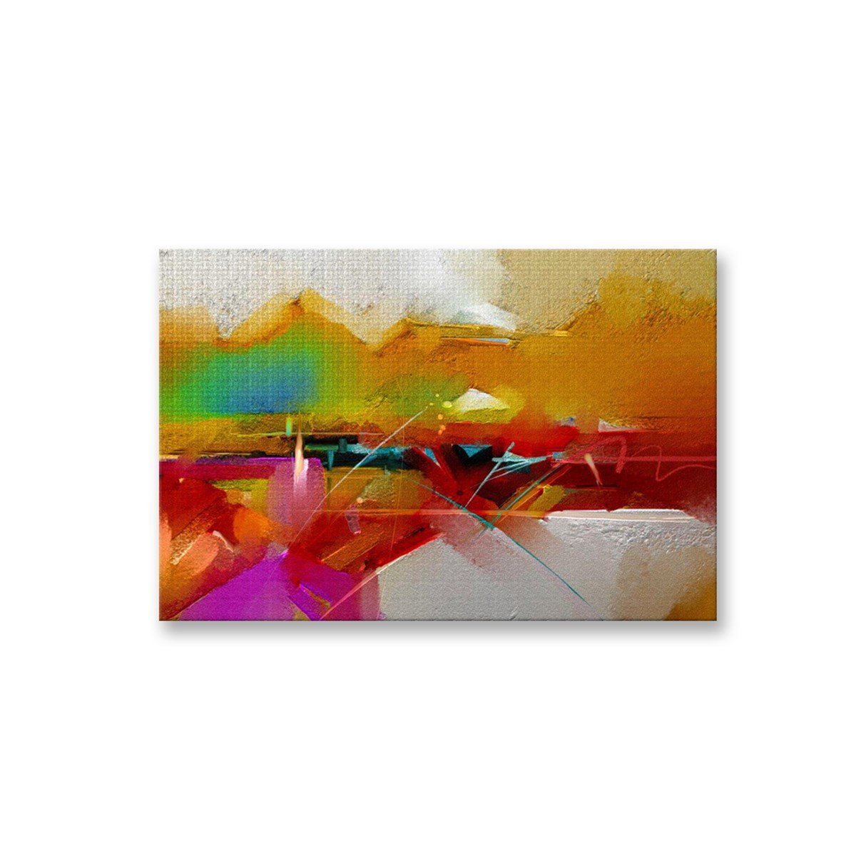 Renklere Sarı Gölge - Büyük Boy Kanvas TabloBüyük Boy Kanvas TablolarTablolife.com