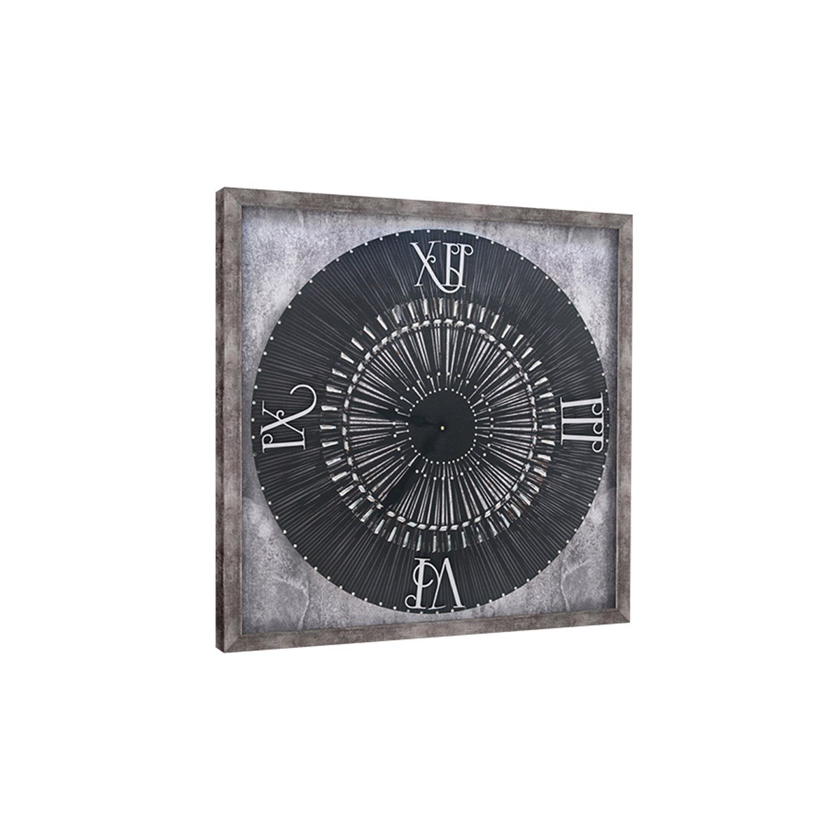 Roma - Ahşap Üzeri Kabartma Saat