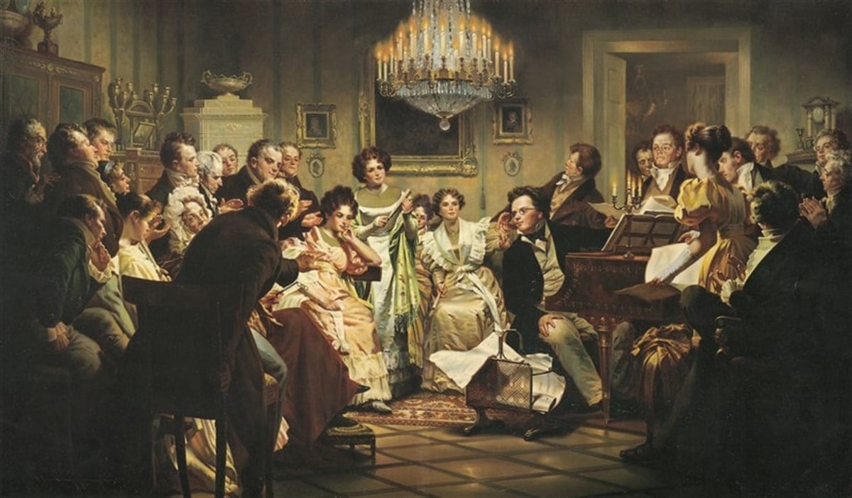 Schubertiade - Kanvas Tablo