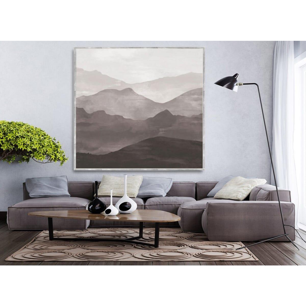 Smoke Yağlı Boya Dokulu TabloYağlı Boya Dokulu Soyut TablolarTablolife.com