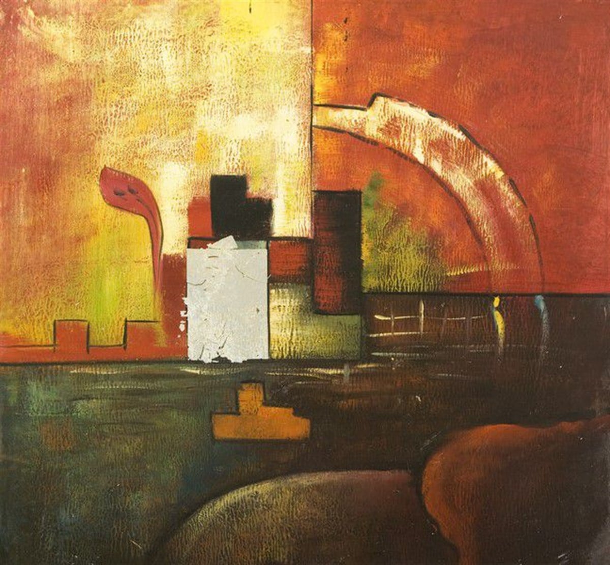 Soyut 10 - Kanvas Tablo