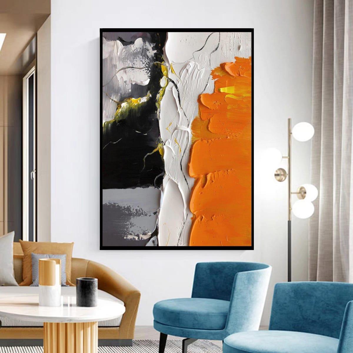 Soyut Geçiş 3D Yoğun Yağlı Boya Tablo3D Yoğun Yağlı Boya TablolarTablolife