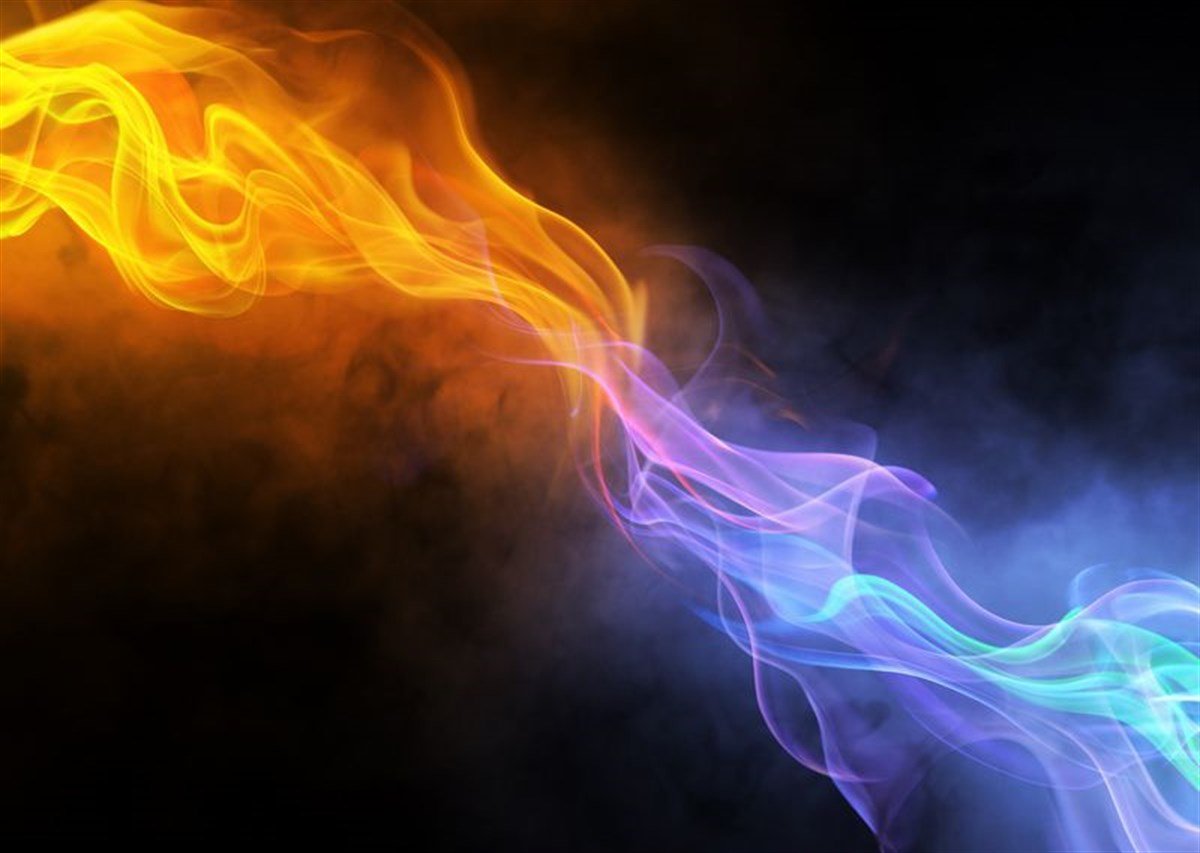 Soyut Işık - Kanvas Tablo