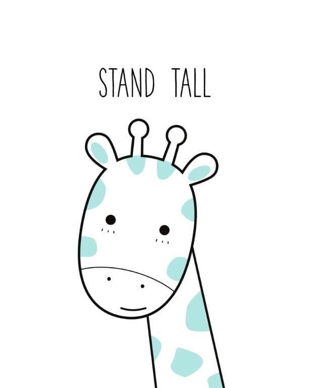 Stand Tall Kanvas TabloKanvas TablolarTablolife