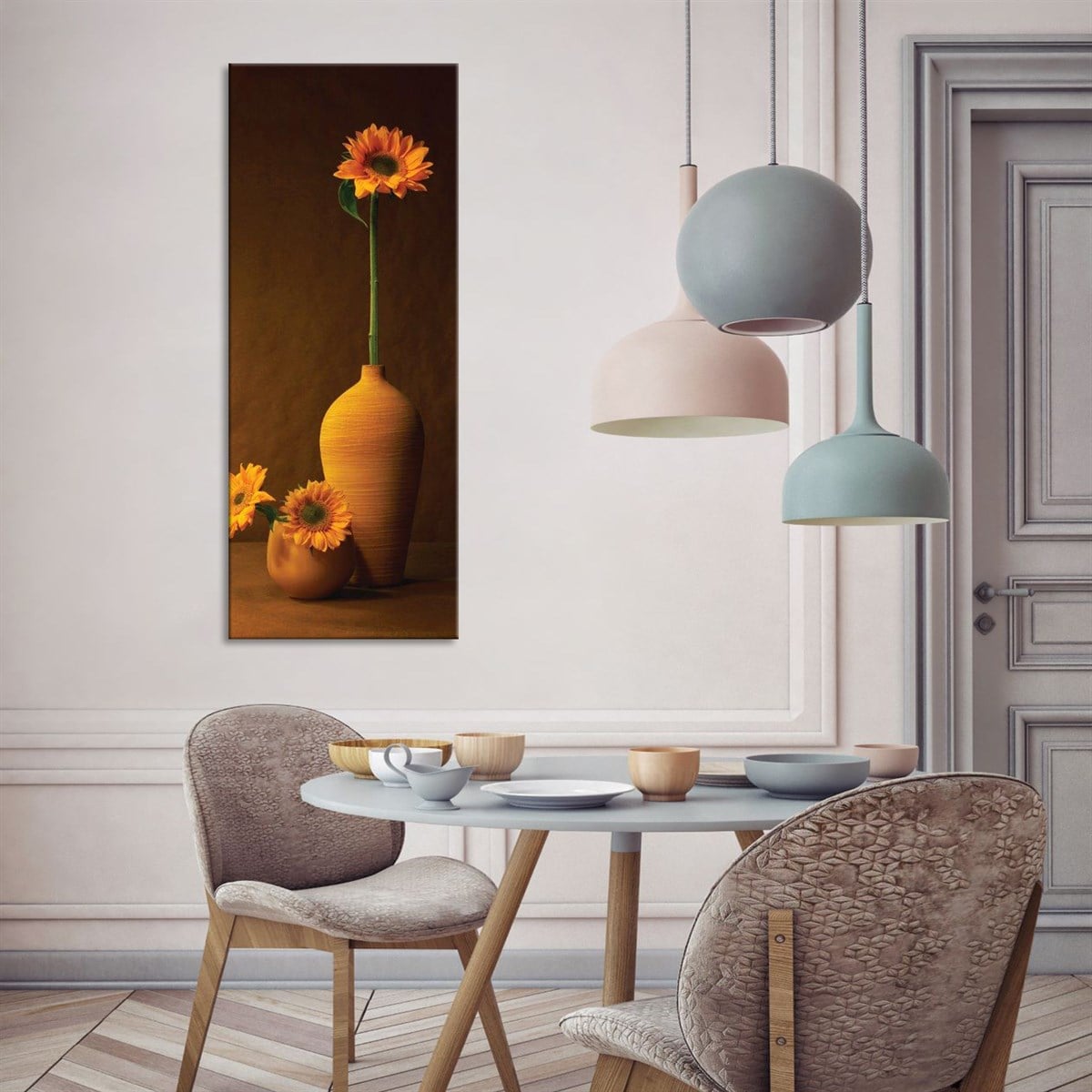 The Moon Flower - Kanvas TabloÇiçekTablolife.com