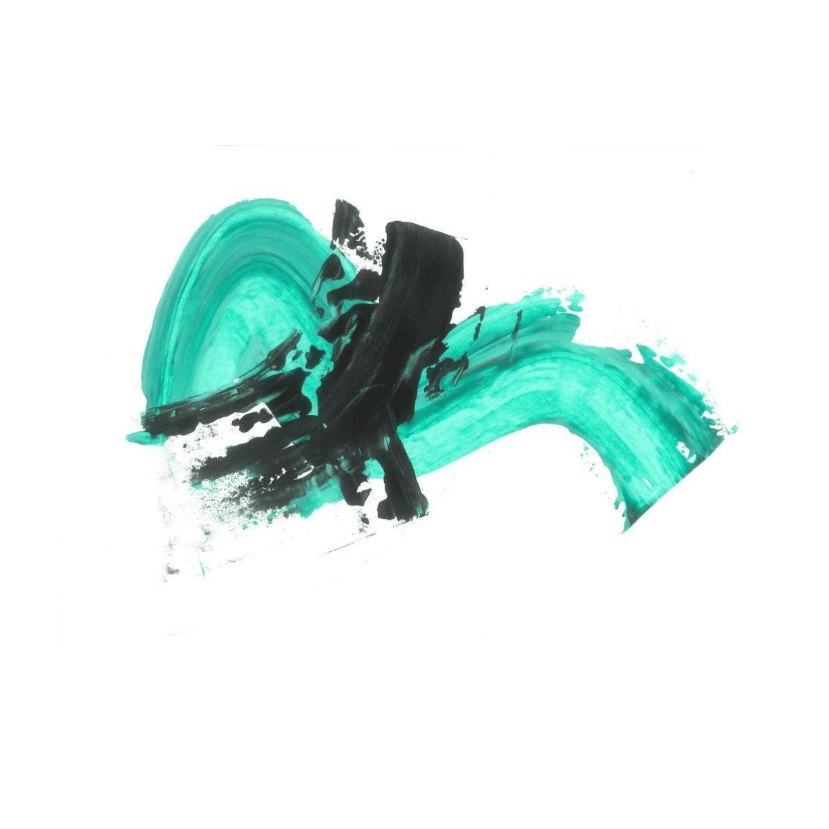 Turquoise Pass Yağlı Boya Dokulu TabloYağlı Boya Dokulu Soyut TablolarTablolife