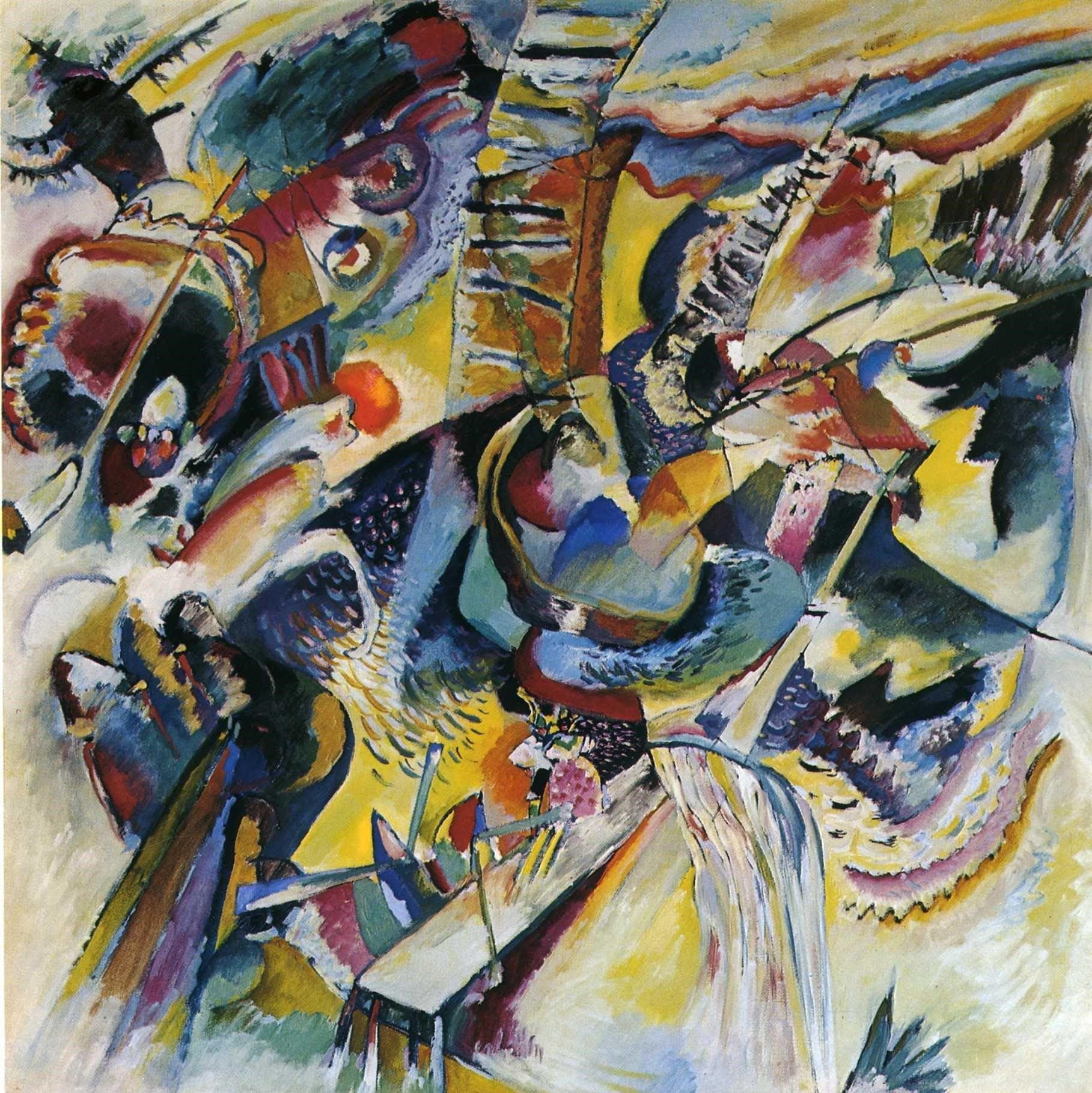 Vasili Kandinski Improvisation Gorge Kanvas TabloKlasik TablolarTablolife