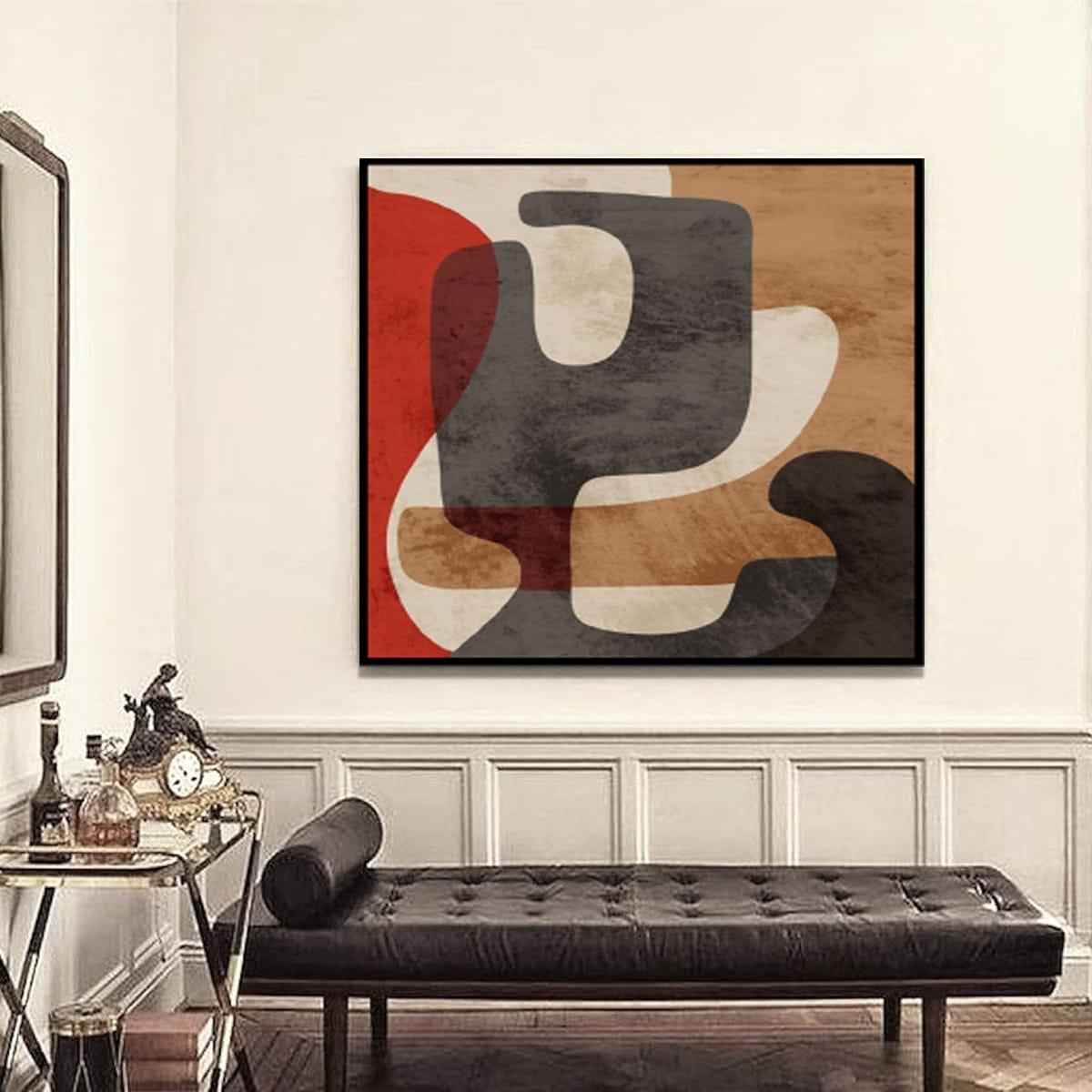 Velvet Yağlı Boya Dokulu TabloYağlı Boya Dokulu Soyut TablolarTablolife.com