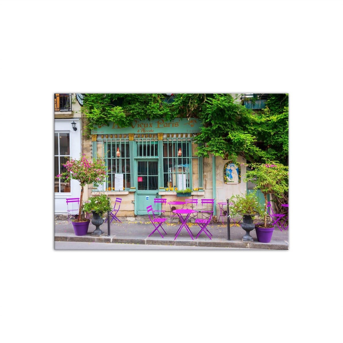 Vicux Paris Cafe - Büyük Boy Kanvas TabloBüyük Boy Kanvas TablolarTablolife.com
