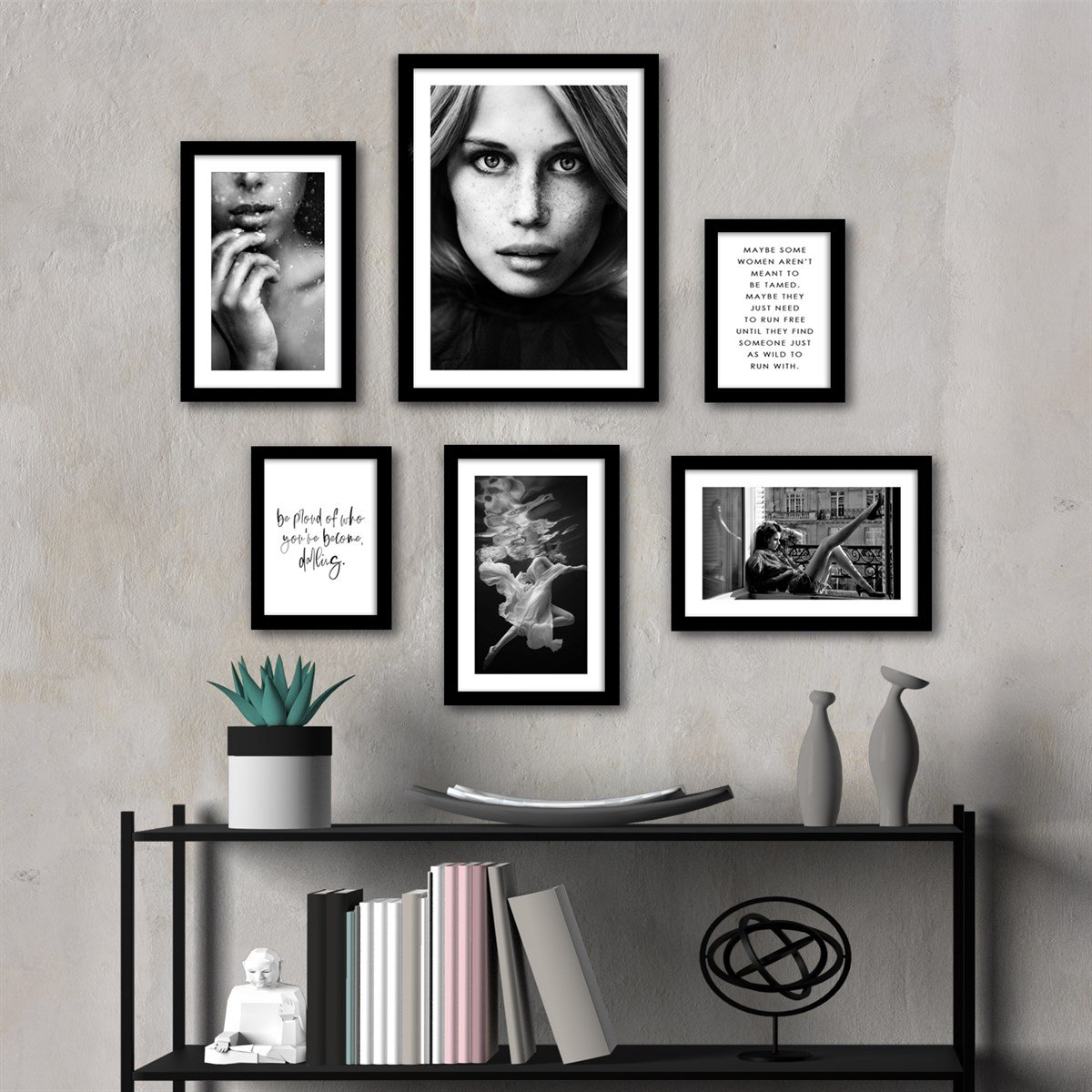 Women Çerçeveli Poster SetiPosterlerTablolife.com